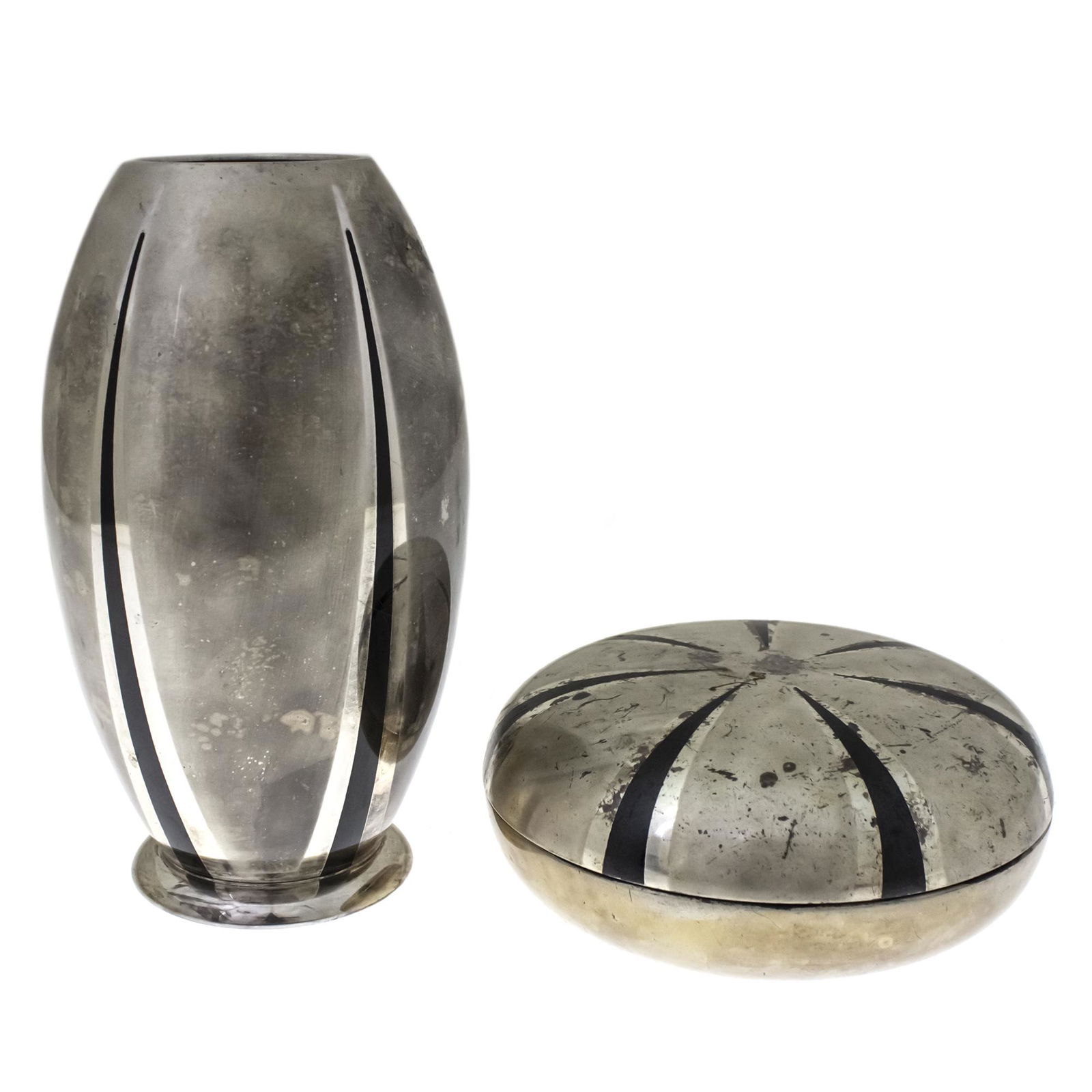 WMF Ikora Art Deco Vase and Box, Circa 1936. (1 of 6)