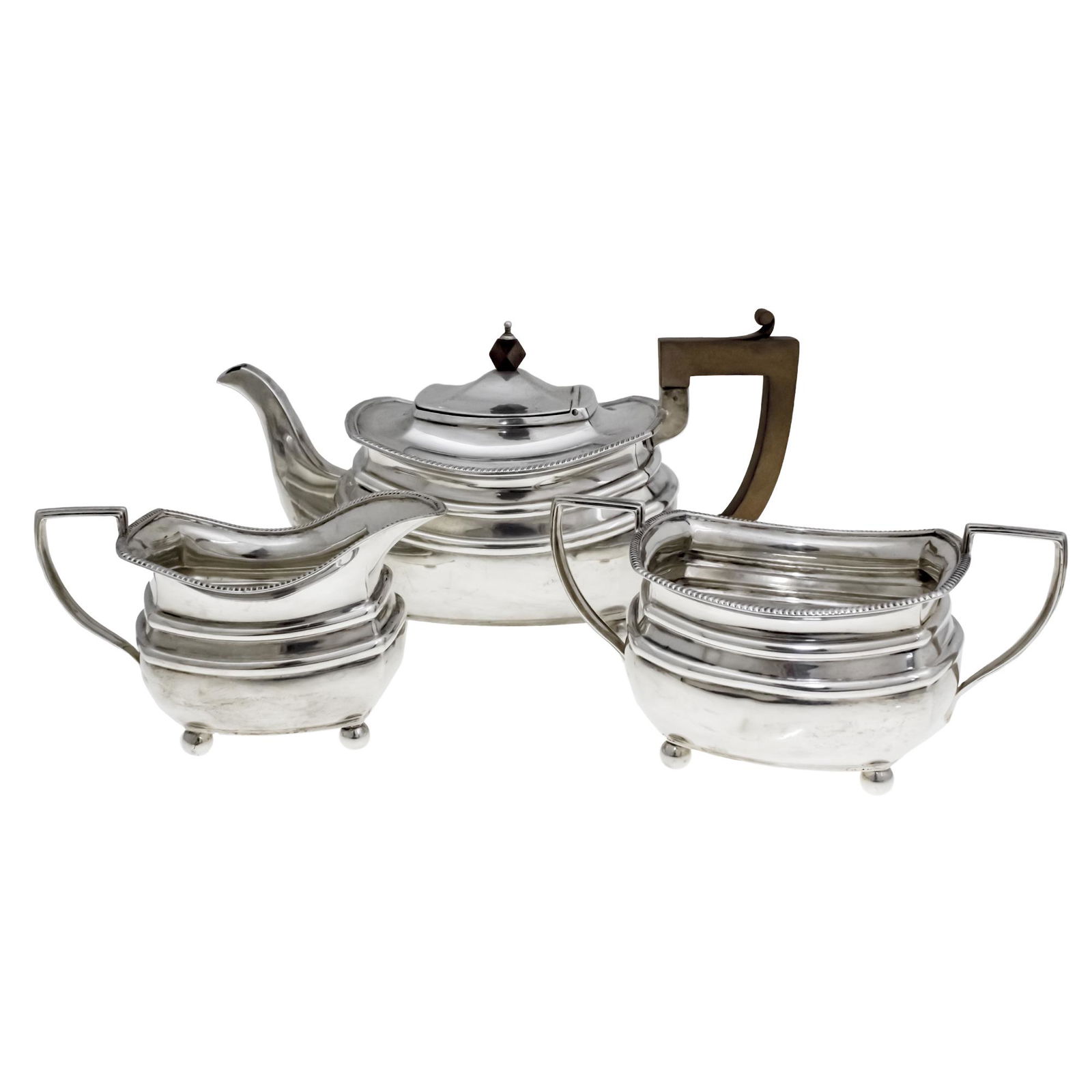 Sterling Silver Tea Set, 3 Pieces, S. Blanckensee & (1 of 3)