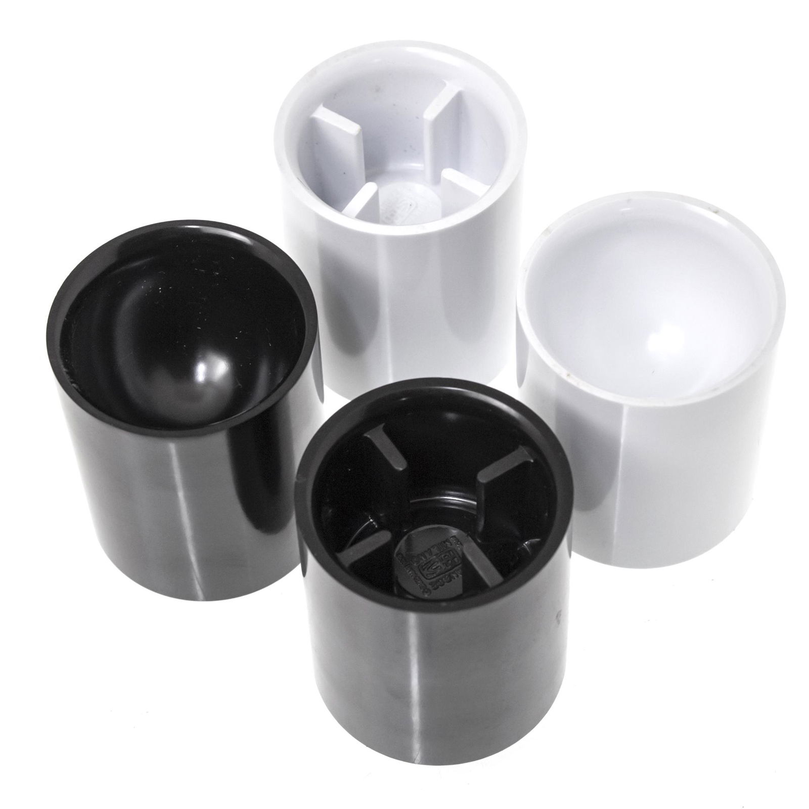 Enzo Mari (Italian, 1932-2020) for Danese Milano, Hawaii, Egg Cups / Candlesticks, Plastic, 1972. (1 of 3)