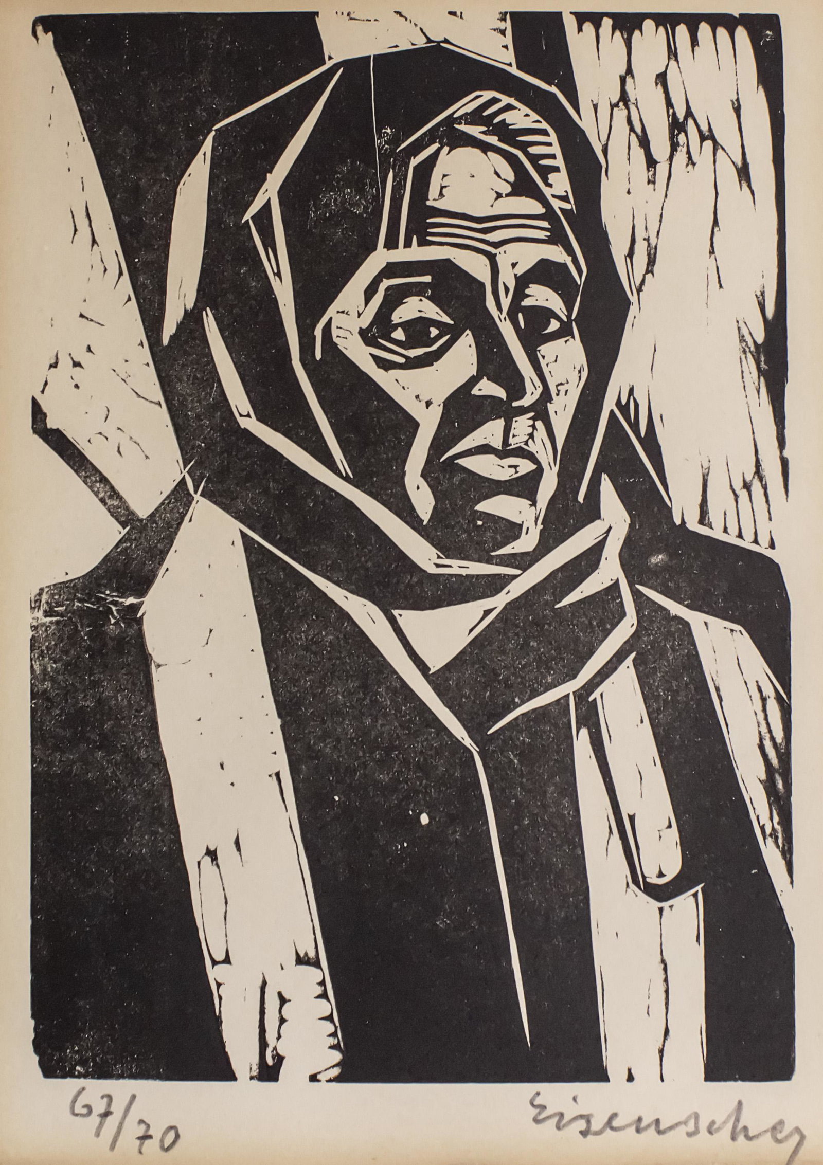 Jakob Eisenscher (1896-1980) - Two Woodcuts. (1 of 6)
