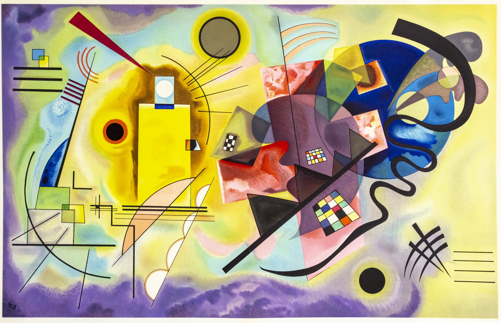 Wassily Kandinsky - Derriere Le Miroir, No. 118, 7 Original Lithographs, 1960. (1 of 4)