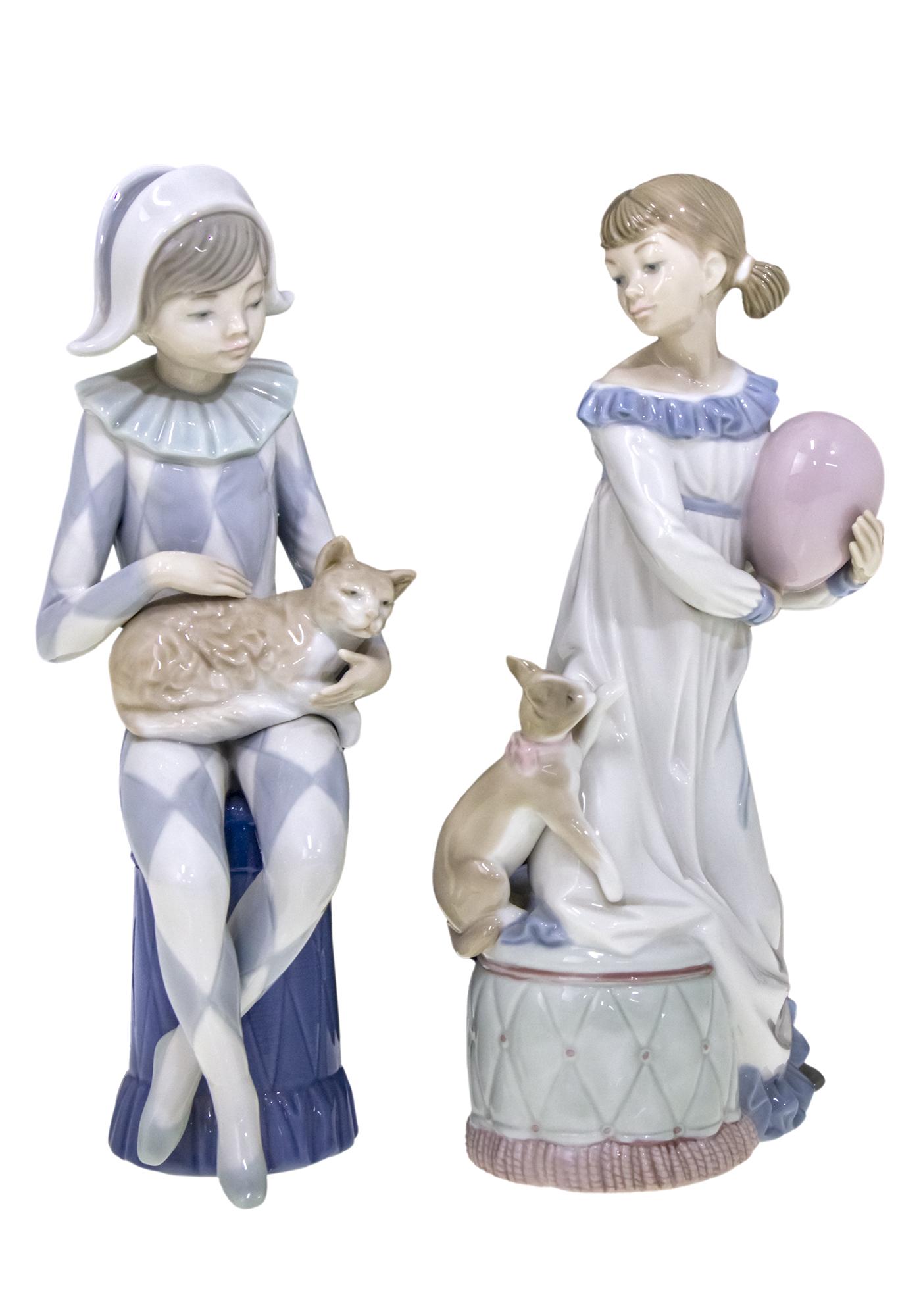 Two Nao by Lladro Porcelain Figures. (1 of 4)