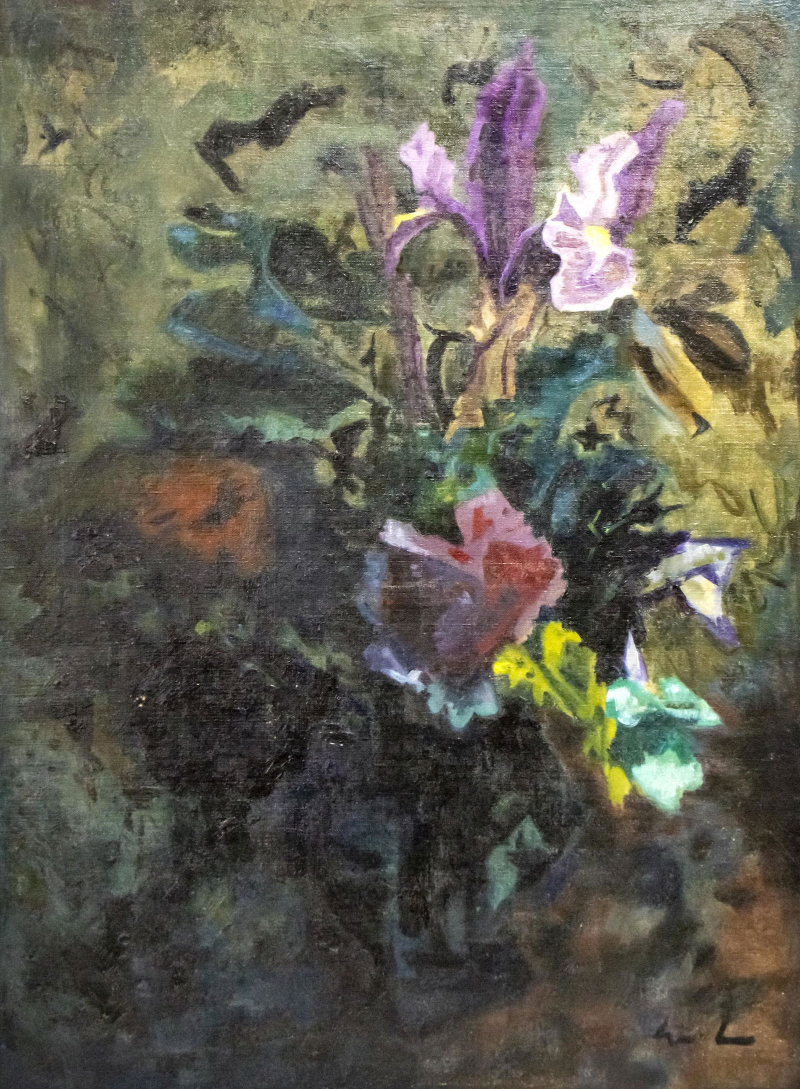 Leopold Levy (French, 1882-1966) - Flowers, Oil on Canvas. (1 of 4)