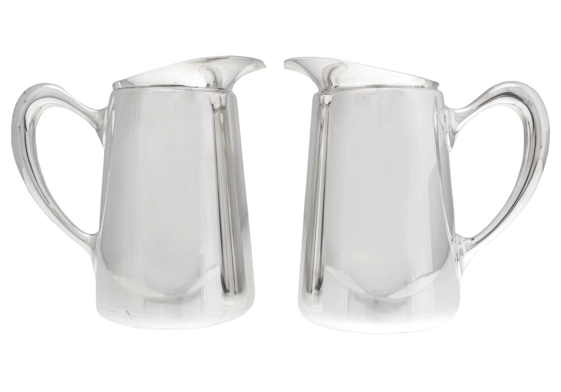 Christofle Pair of Silver Plated Jugs Pitchers. (1 of 2)