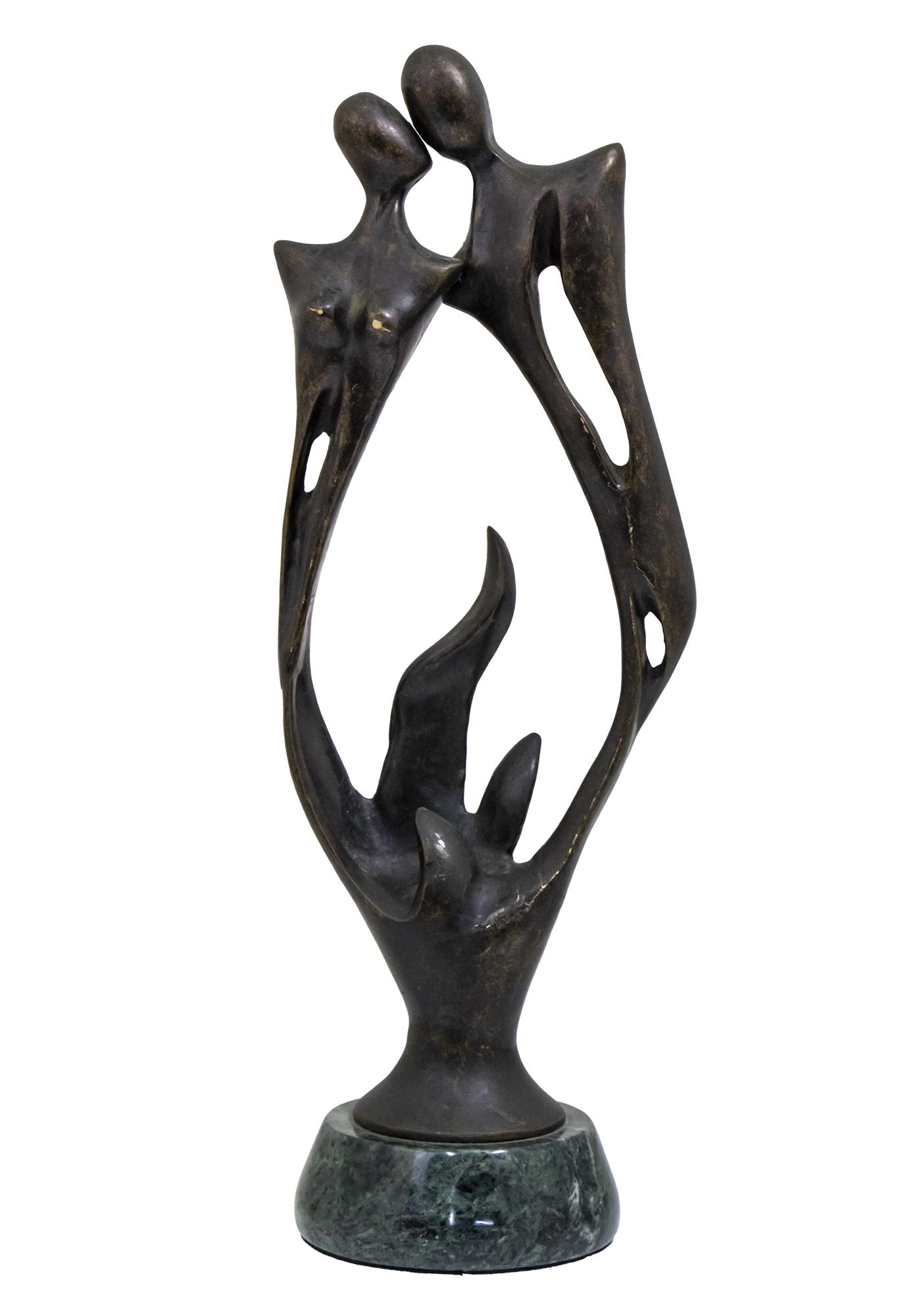 Unidentified Artist - Bronze Sculpture. (1 of 3)