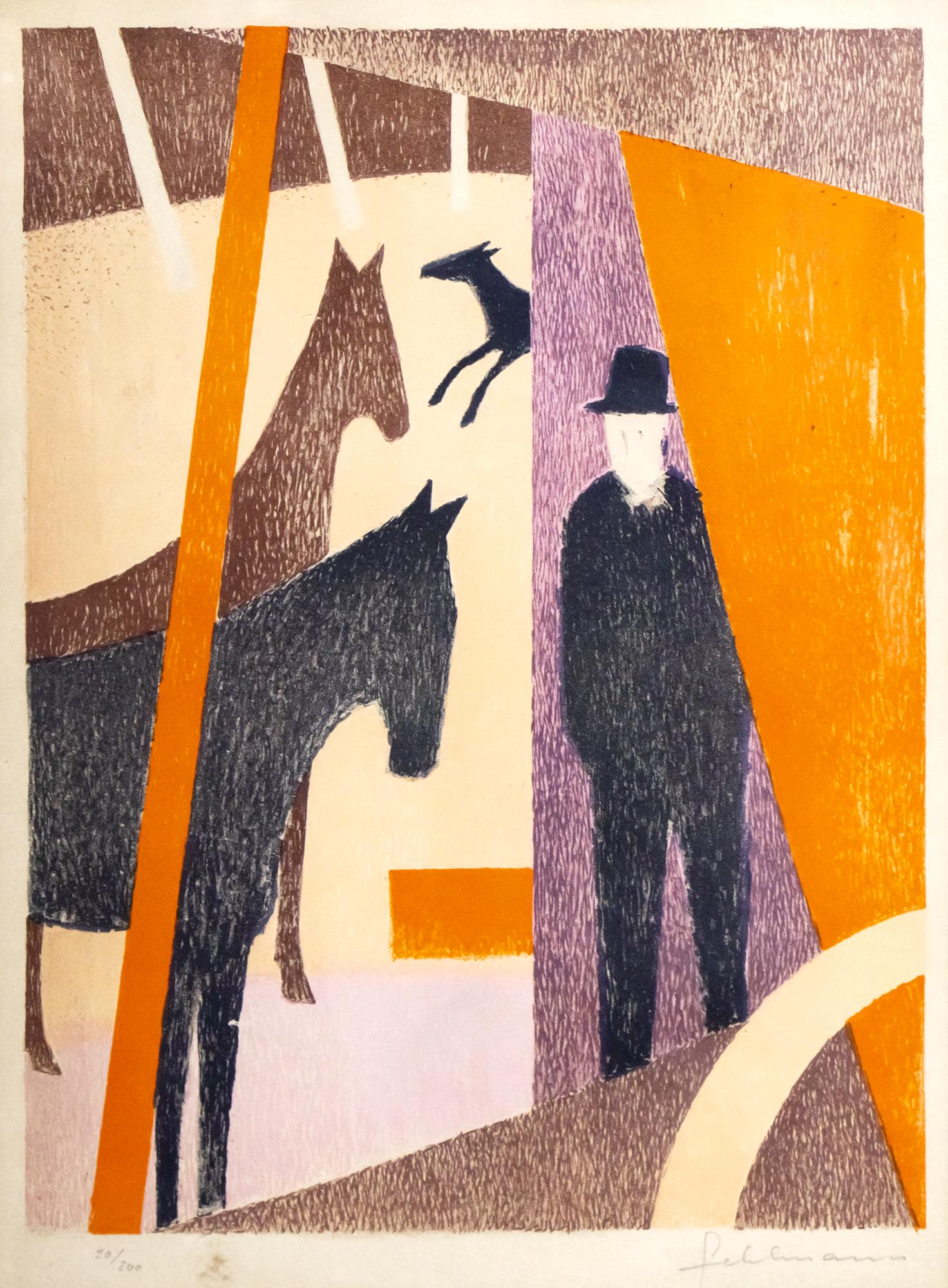 Werner Fehlmann (Swiss, 1929-2018) - Circus, Lithograph, 1970. (1 of 1)