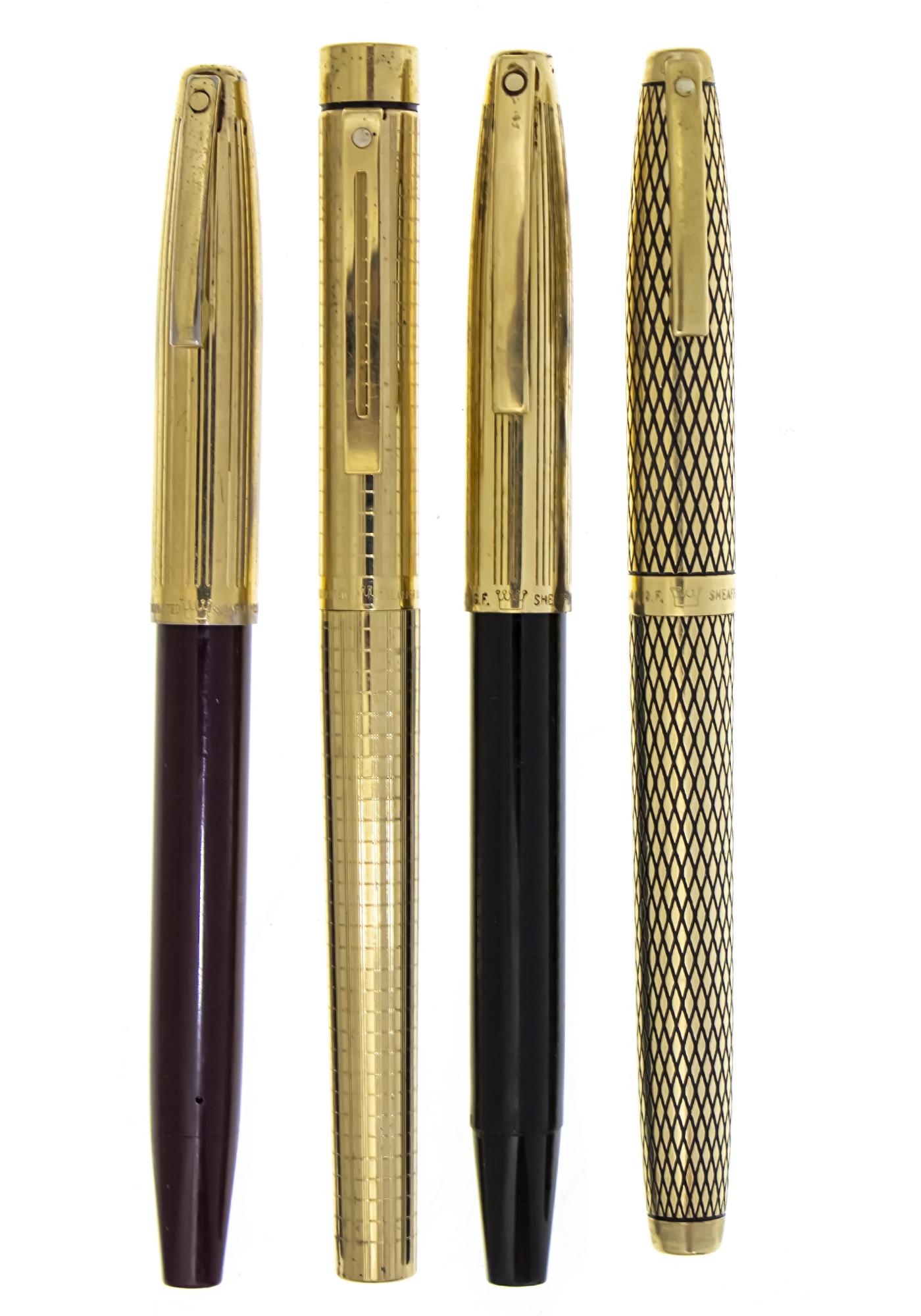 Lot of Four Sheaffer Fountain Pens. (1 of 4)