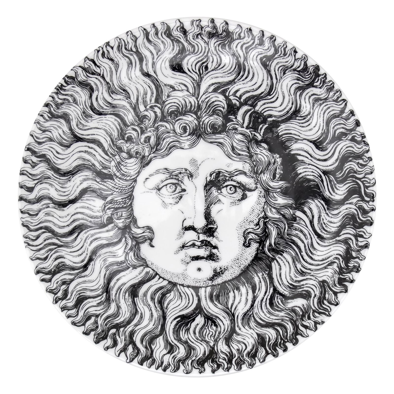 Fornasetti Ceramic Plate - Re Sole, Milano, Italy. (1 of 2)