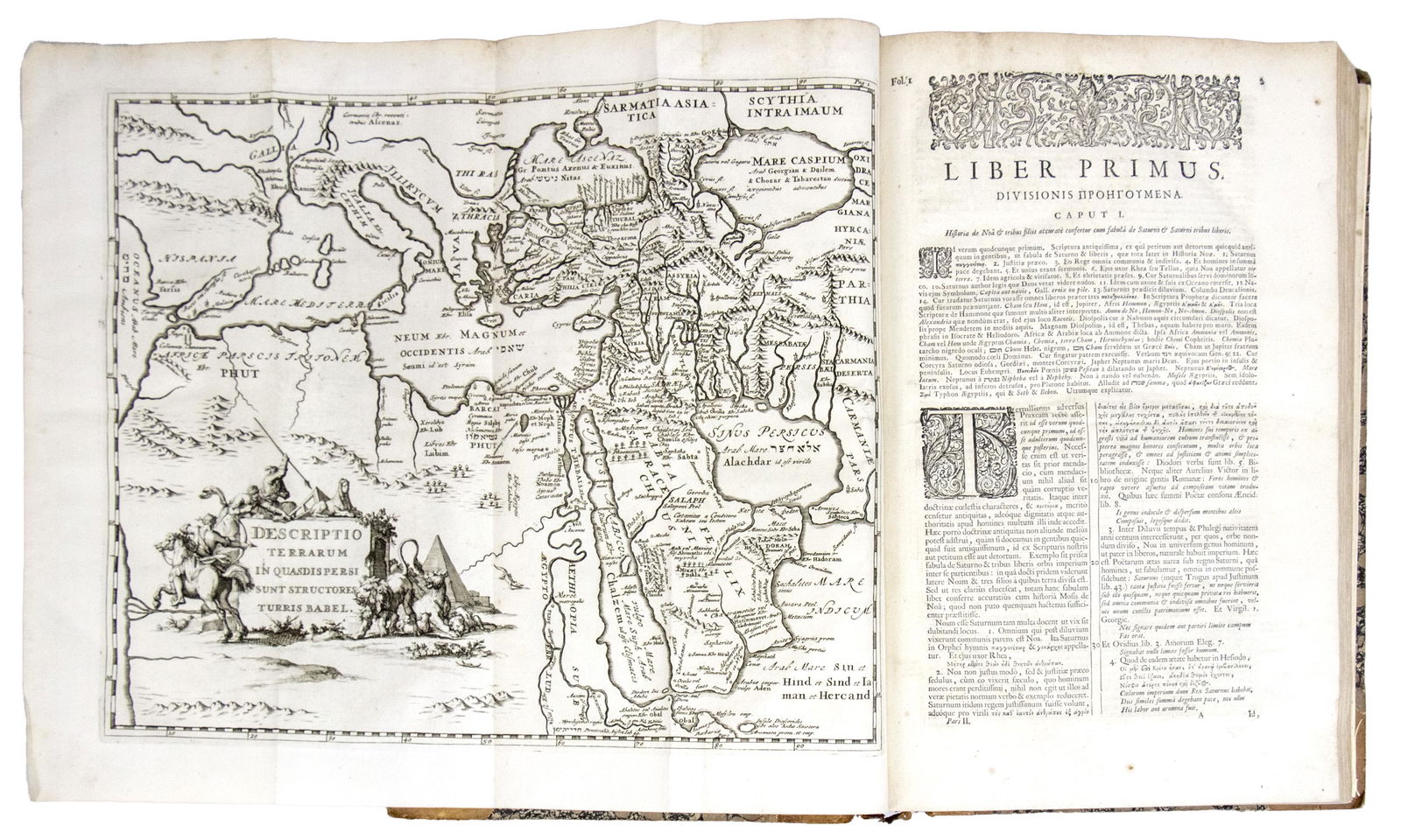 Samuelis Bocharti (French, 1599-1667) - Three Volumes: Opera Omnia, Geographia Sacra,  Leiden, 1712. (1 of 1)