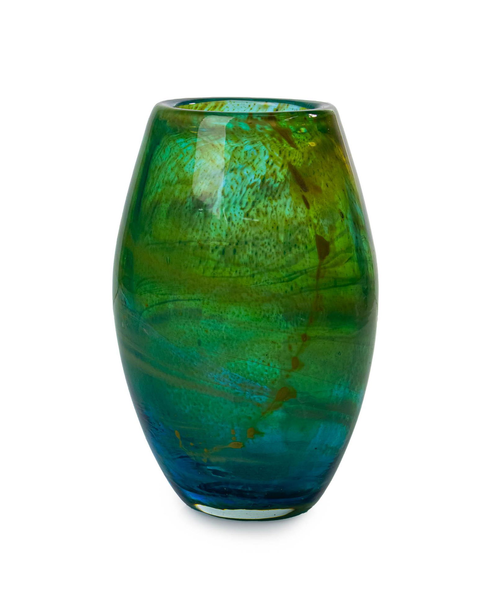 Mdina Glass Vase, Malta, 1985. (1 of 3)