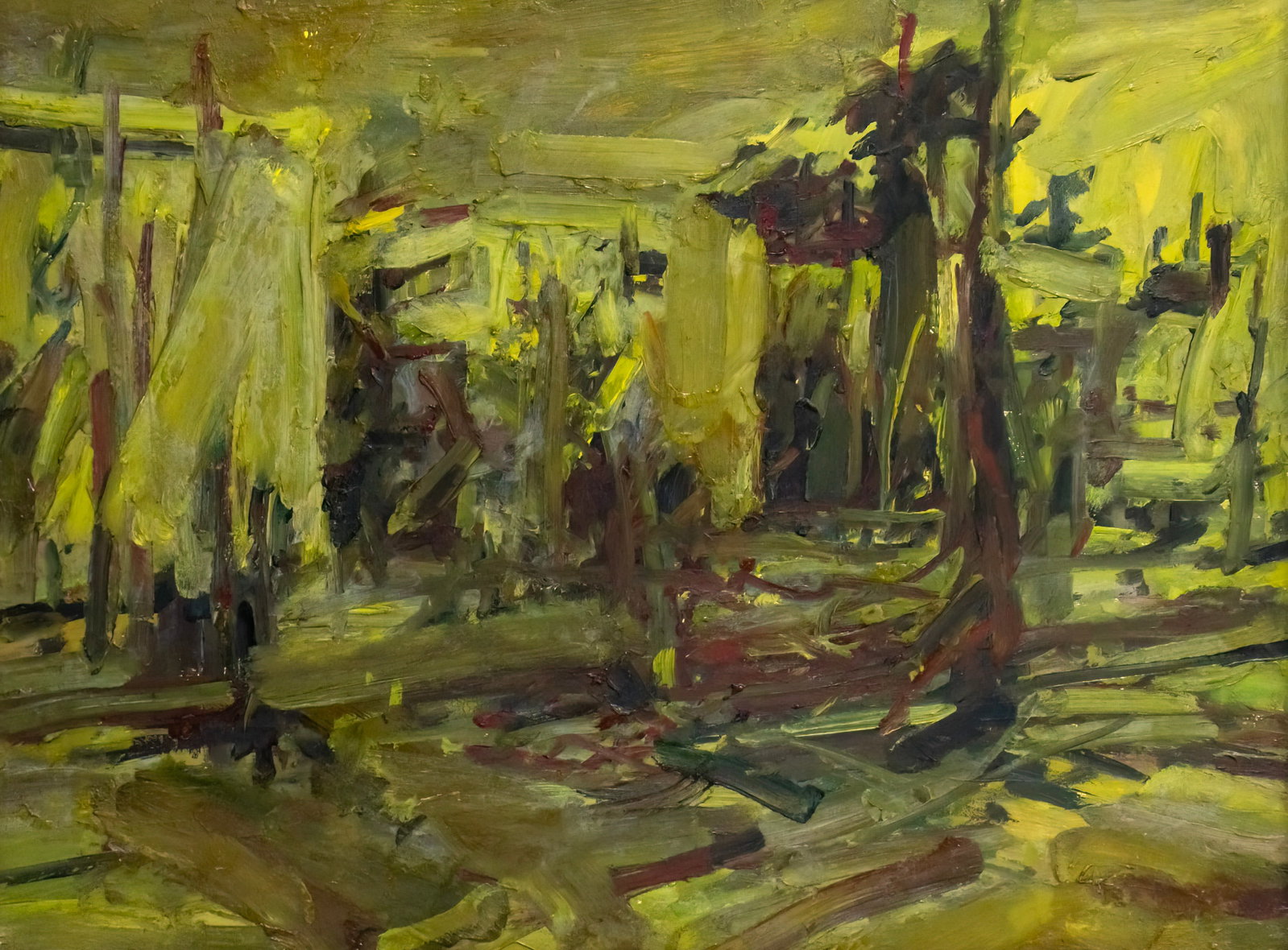 Jordan Wolfson (b.1960) - Oil on Canvas, 1996.: Jordan Wolfson (b.1960) - Oil on Canvas, 1996. Signed and dated on the reverse. 45x60cm.