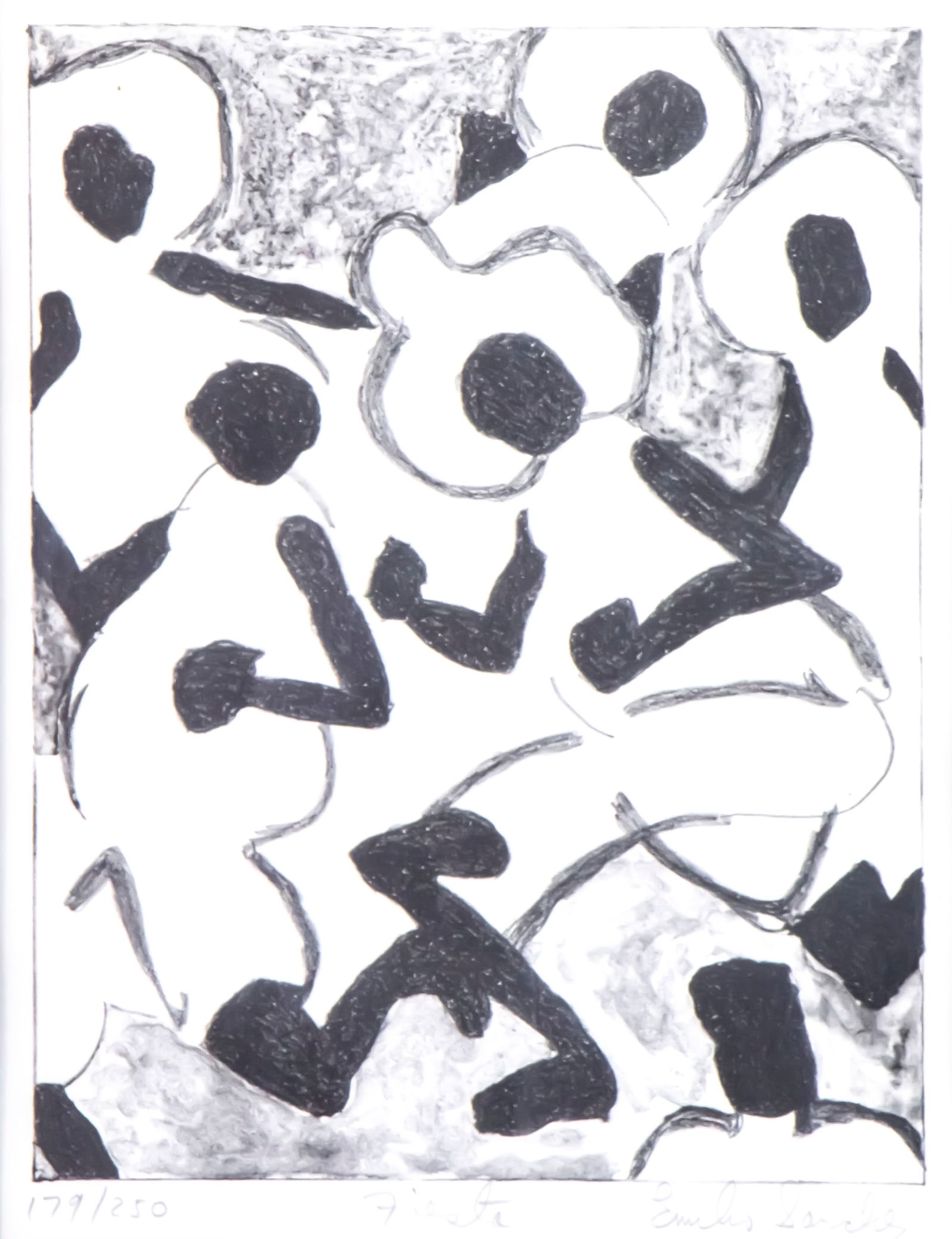 Emilio Sanchez (Cuban, 1921-1999) - Fiesta, Lithograph. (1 of 4)