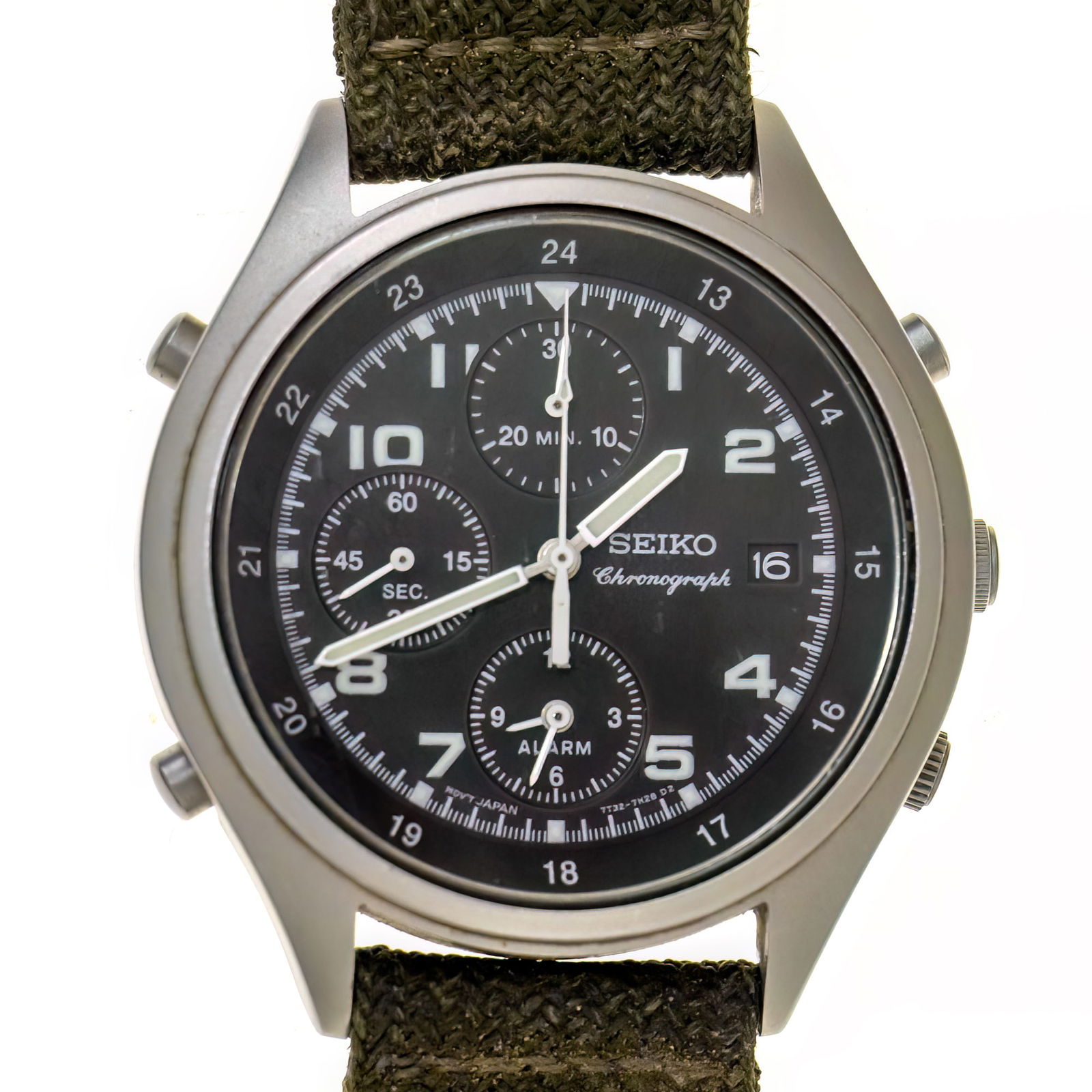 Seiko Chronograph Wristwatch. (1 of 6)