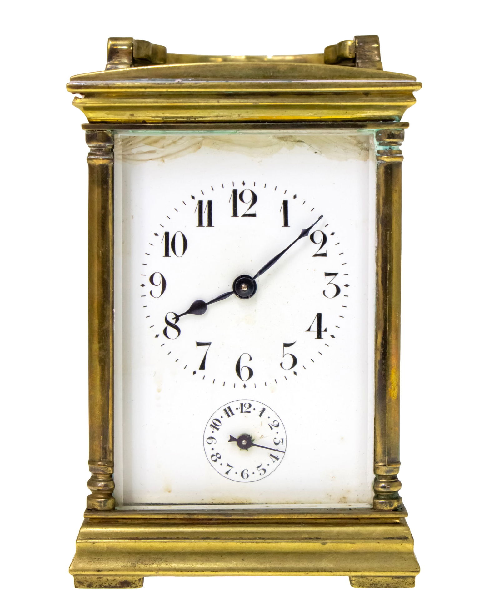 French Carriage Alarm Clock, Circa 1900. (1 of 9)