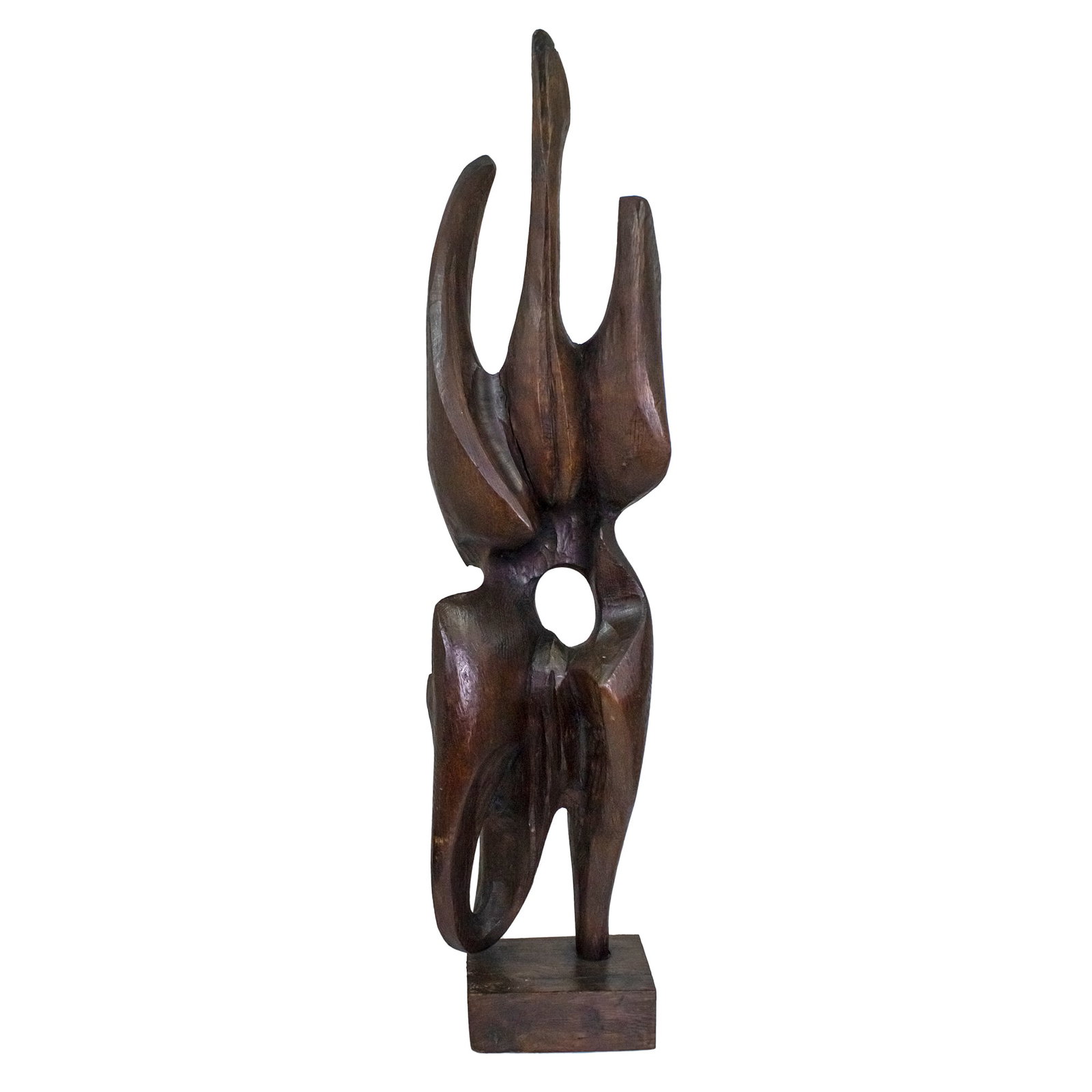 Luis Martinez Richier (Dominican / French, b.1928) - Wood Sculpture. (1 of 2)