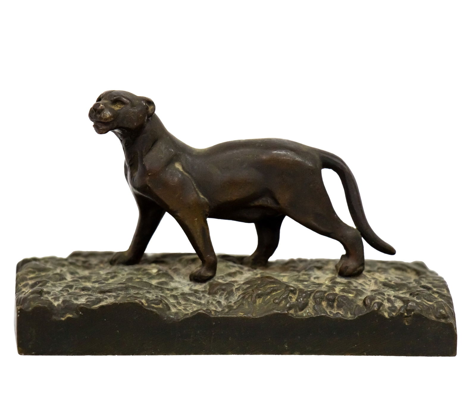 Christopher Fratin (French, 1801-1864) - Panther, Bronze Sculpture. (1 of 4)