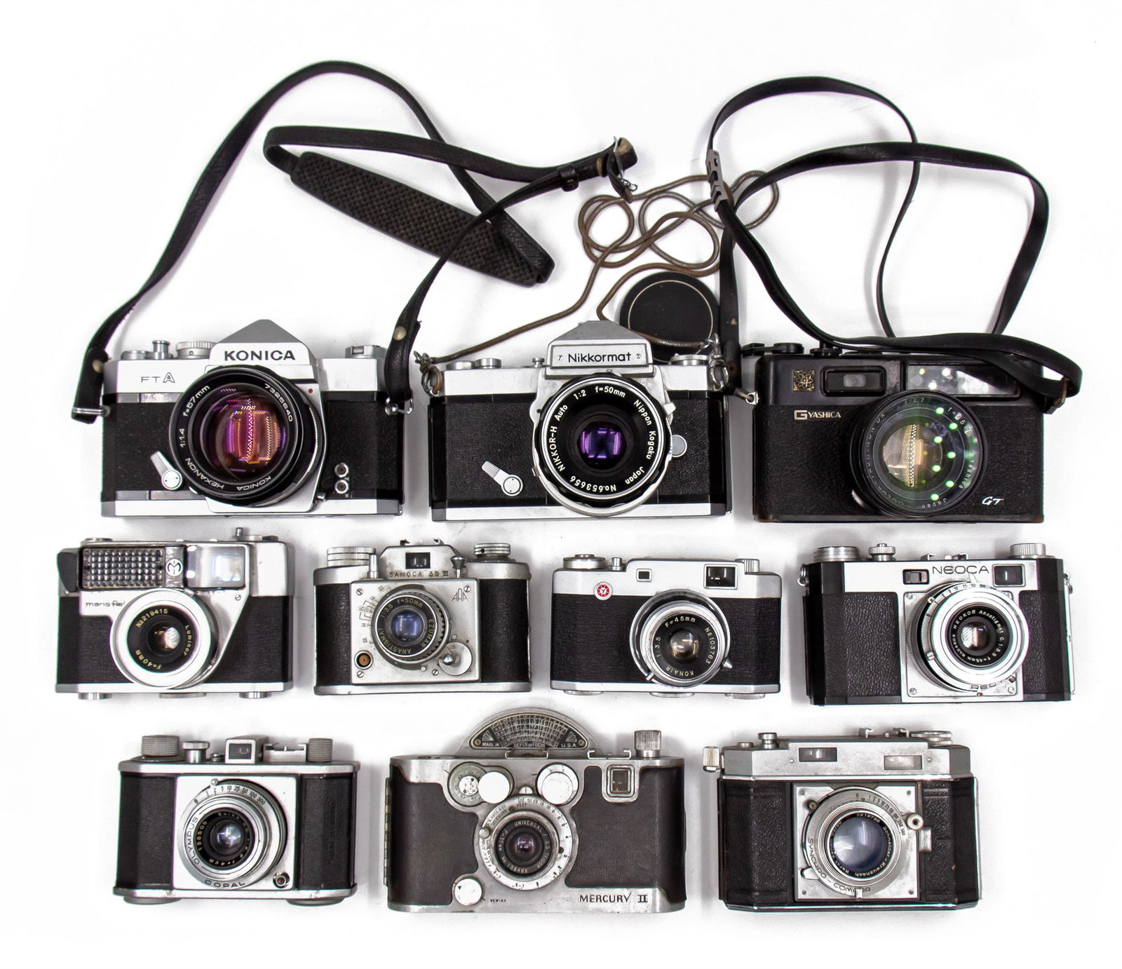 Lot of 10 Cameras. (1 of 2)