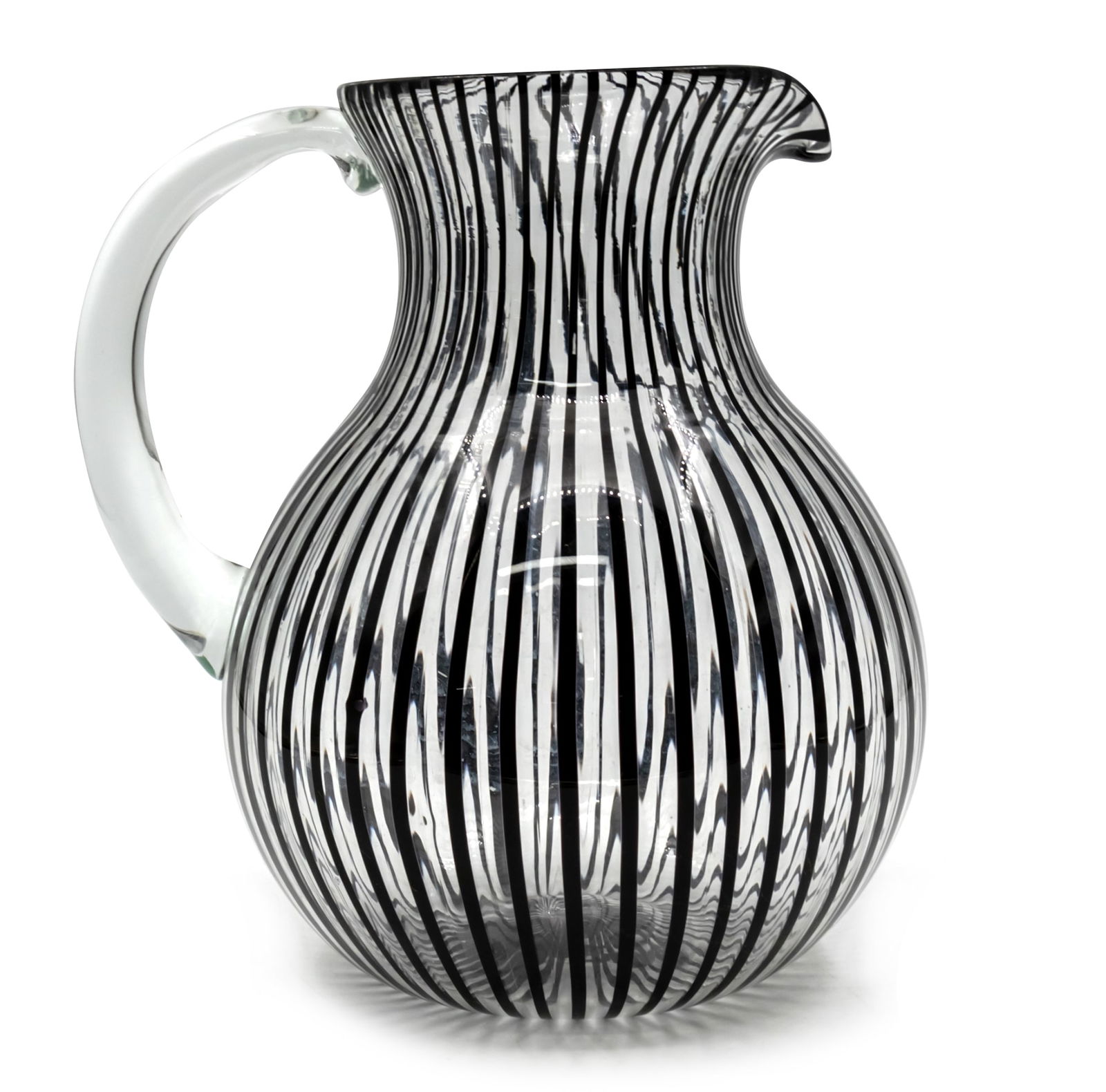 Davide Salvadore for Orovetro Murano Glass Jug Pitcher.: Davide Salvadore for Orovetro Murano Glass Jug Pitcher. Signed. Height: 22cm.