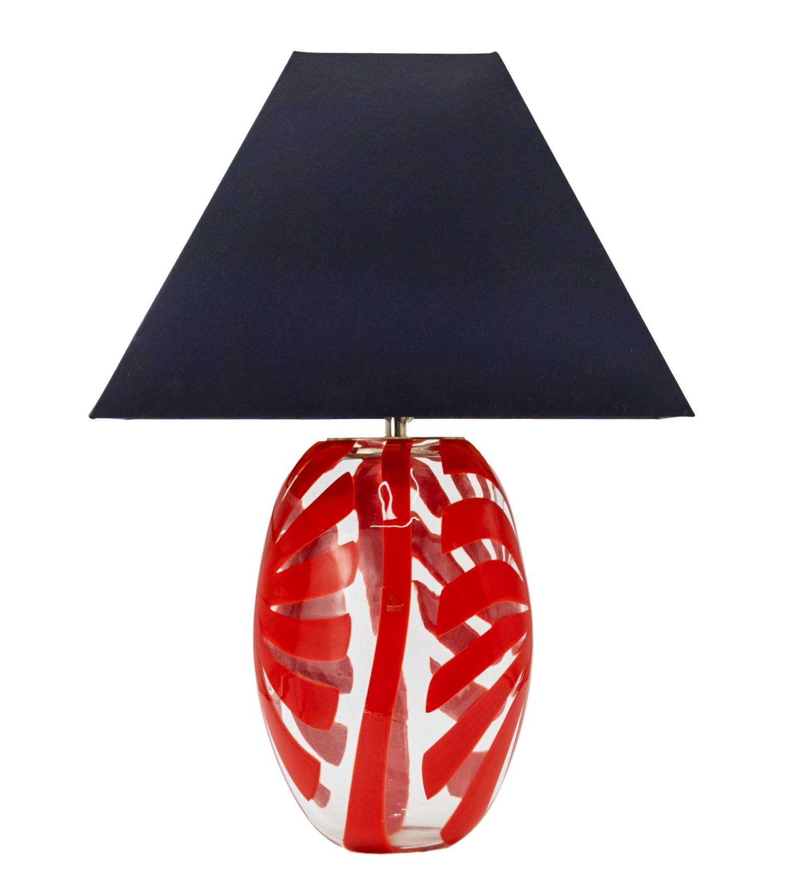 Matteo Tagliapietra Murano Glass Table Lamp, Italy, 20th Century. (1 of 5)