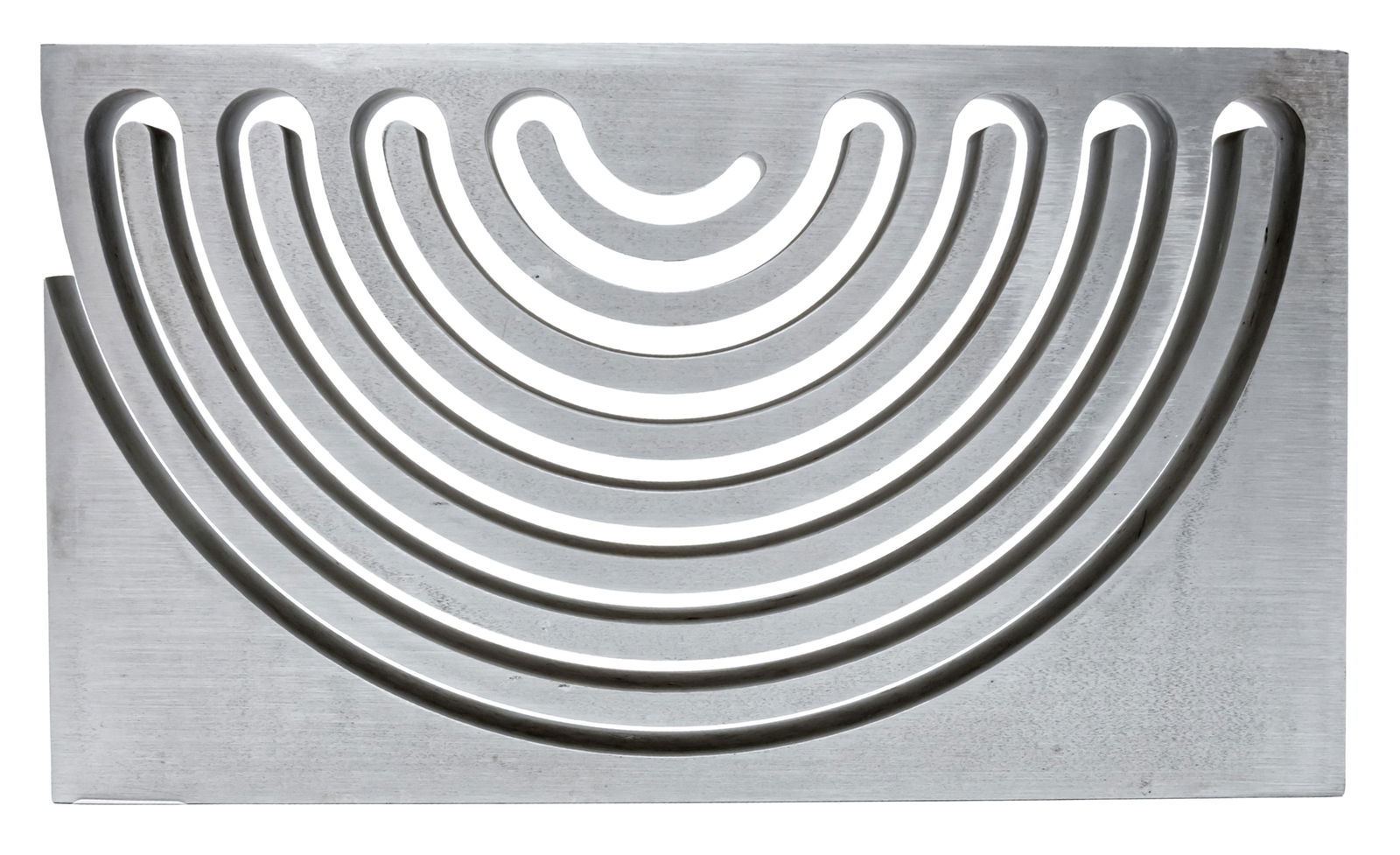 Sari Srulovitch (b.1964) - Bring in the Light, Hanukkah Lamp Menorah, Aluminum. (1 of 5)