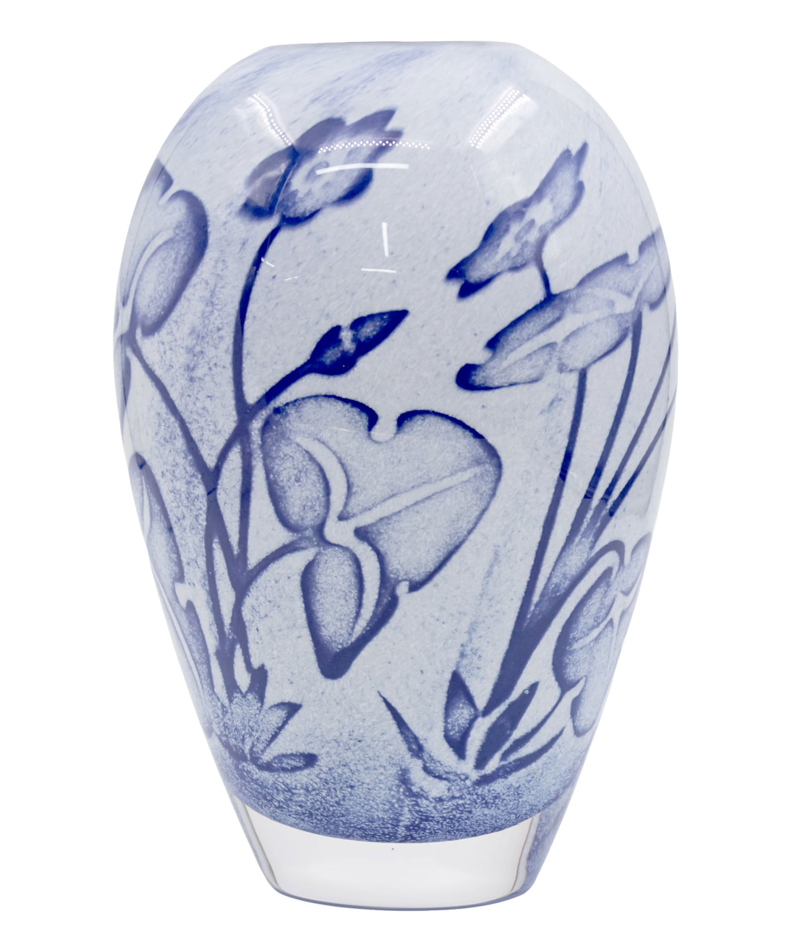 Olle Brozen (Swedish, b.1963) for Kosta Boda - Glass Vase.: Olle Brozen (Swedish, b.1963) for Kosta Boda - Glass Vase. Signed. Height: 21.5cm.