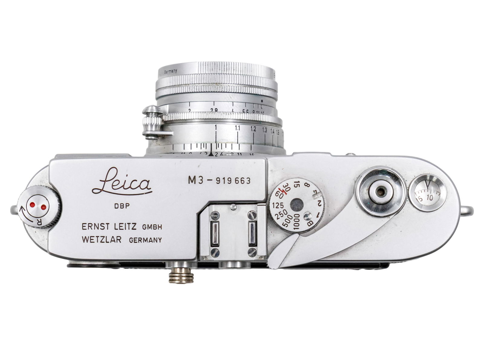 Leica M3 ライカ ERNST LEITZ GMBH WETZLAR M3 Leica camera DBP #843283 Ernst Leitz Wetzlar with Summicron f