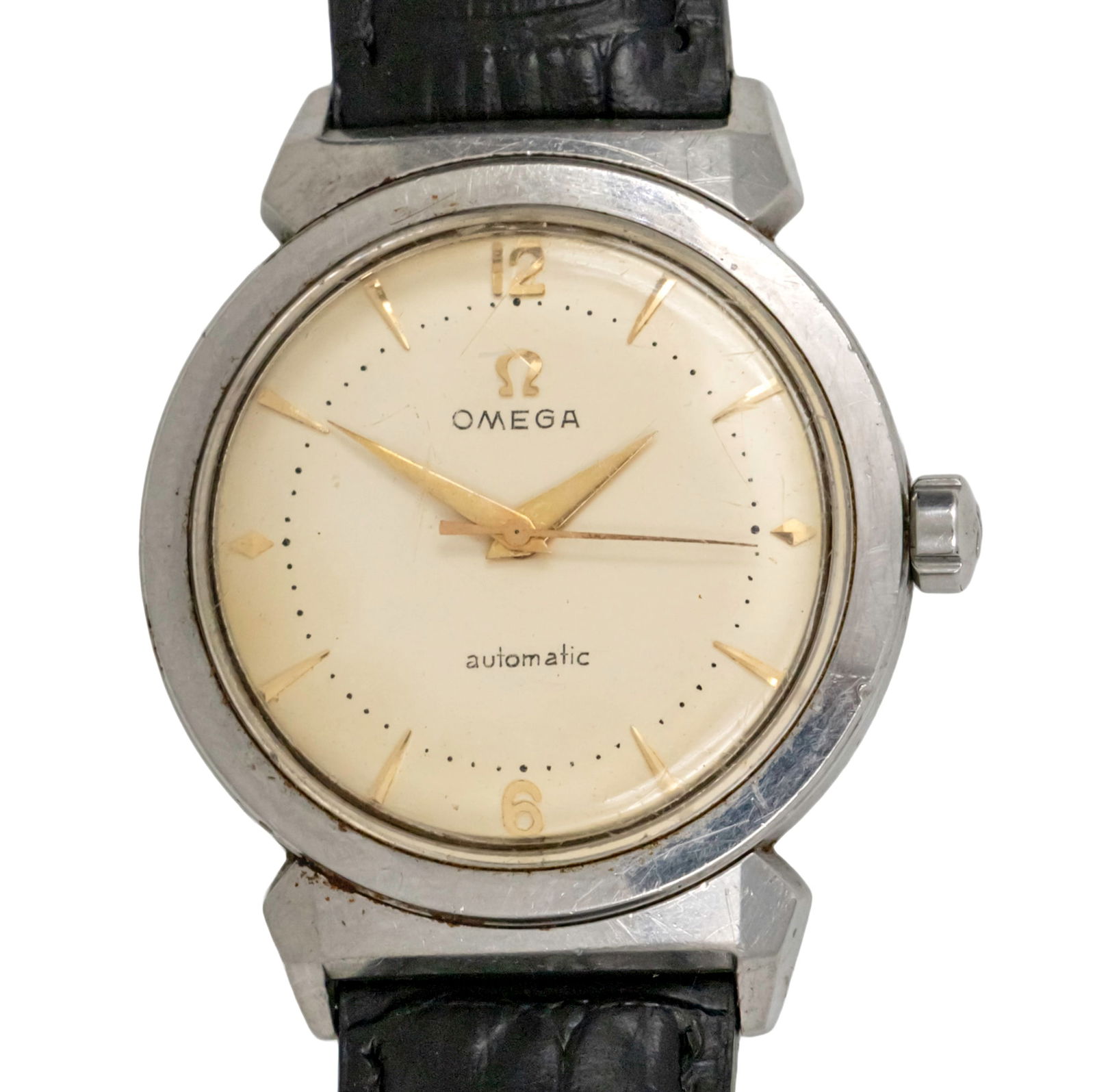 18k Gold Omega Seamaster Date Ref 42864 Wristwatch