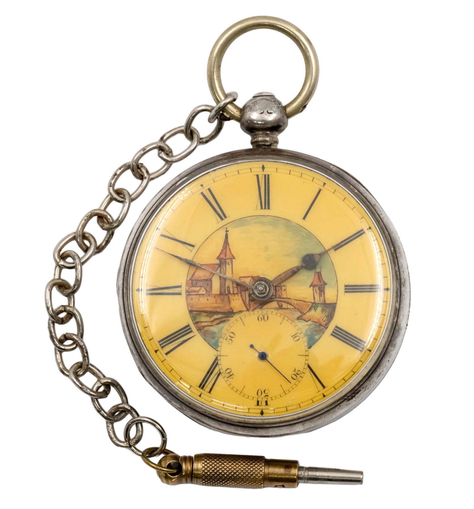 Silver Pocket Watch, Early 19th Century. (1 of 9)
