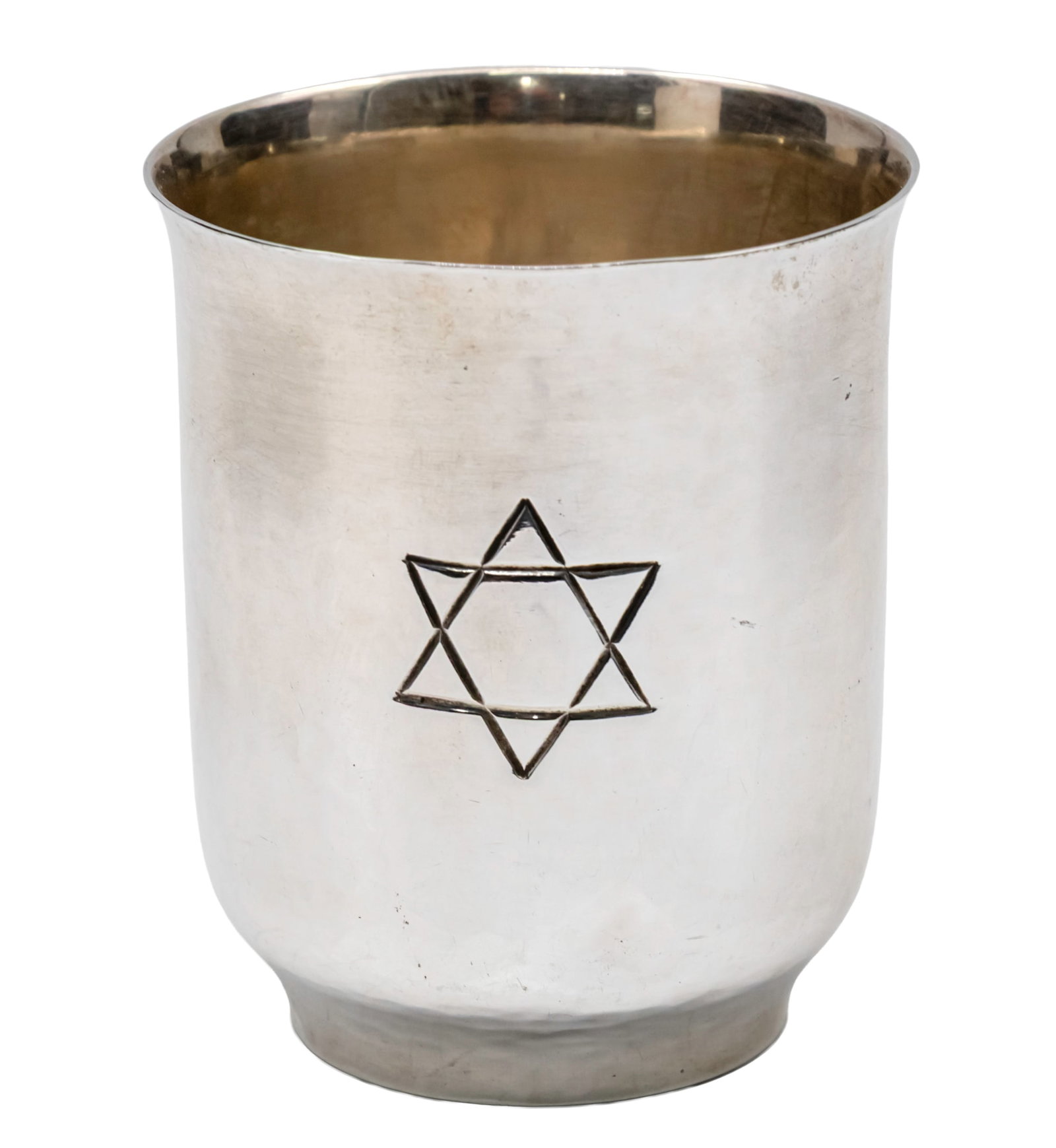 David Heinz Gumbel Silver Kiddush Cup Beaker, Germany, 1920-1930. (1 of 3)