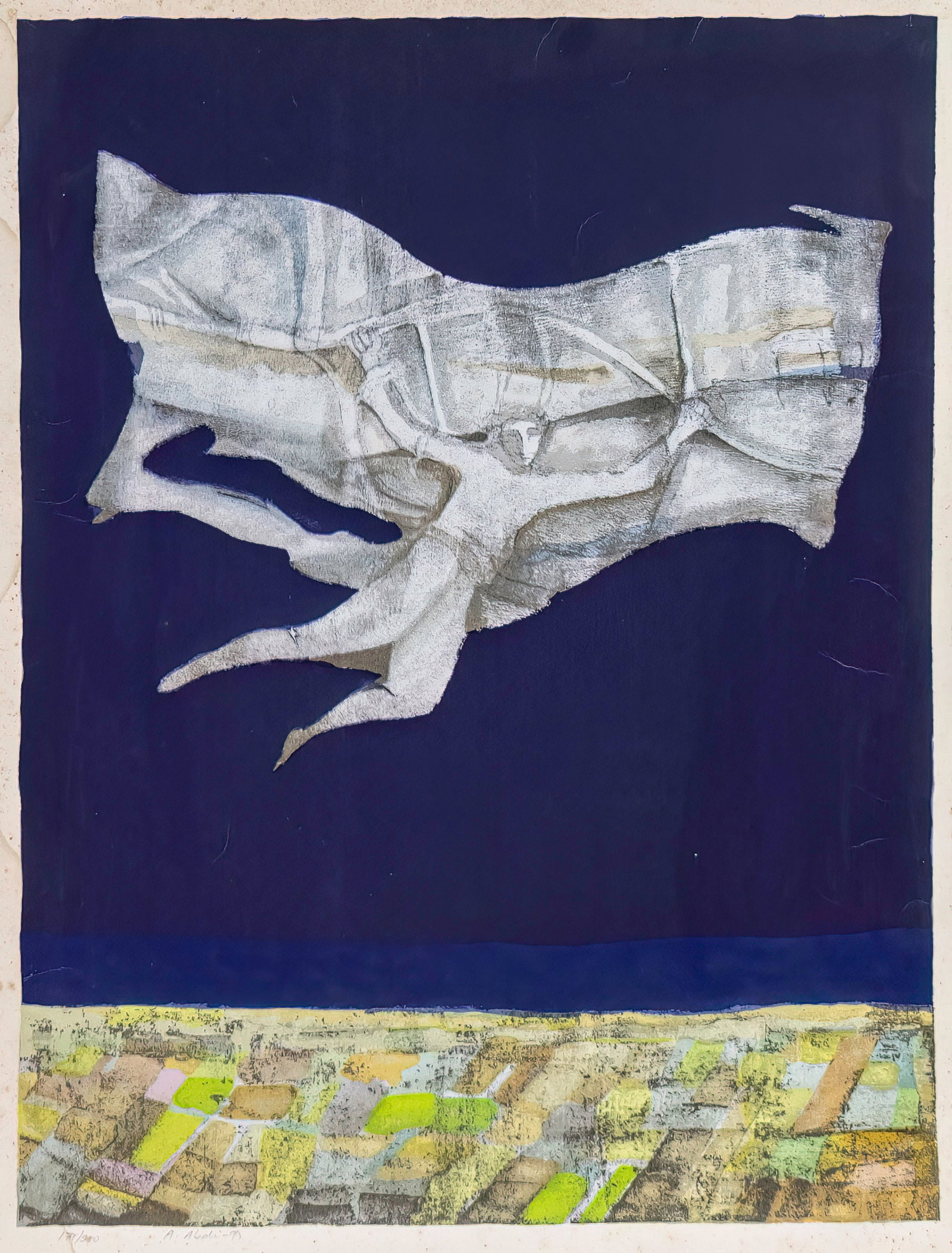 Abed Abdi (b.1942) - Icarus, Lithograph. (1 of 3)