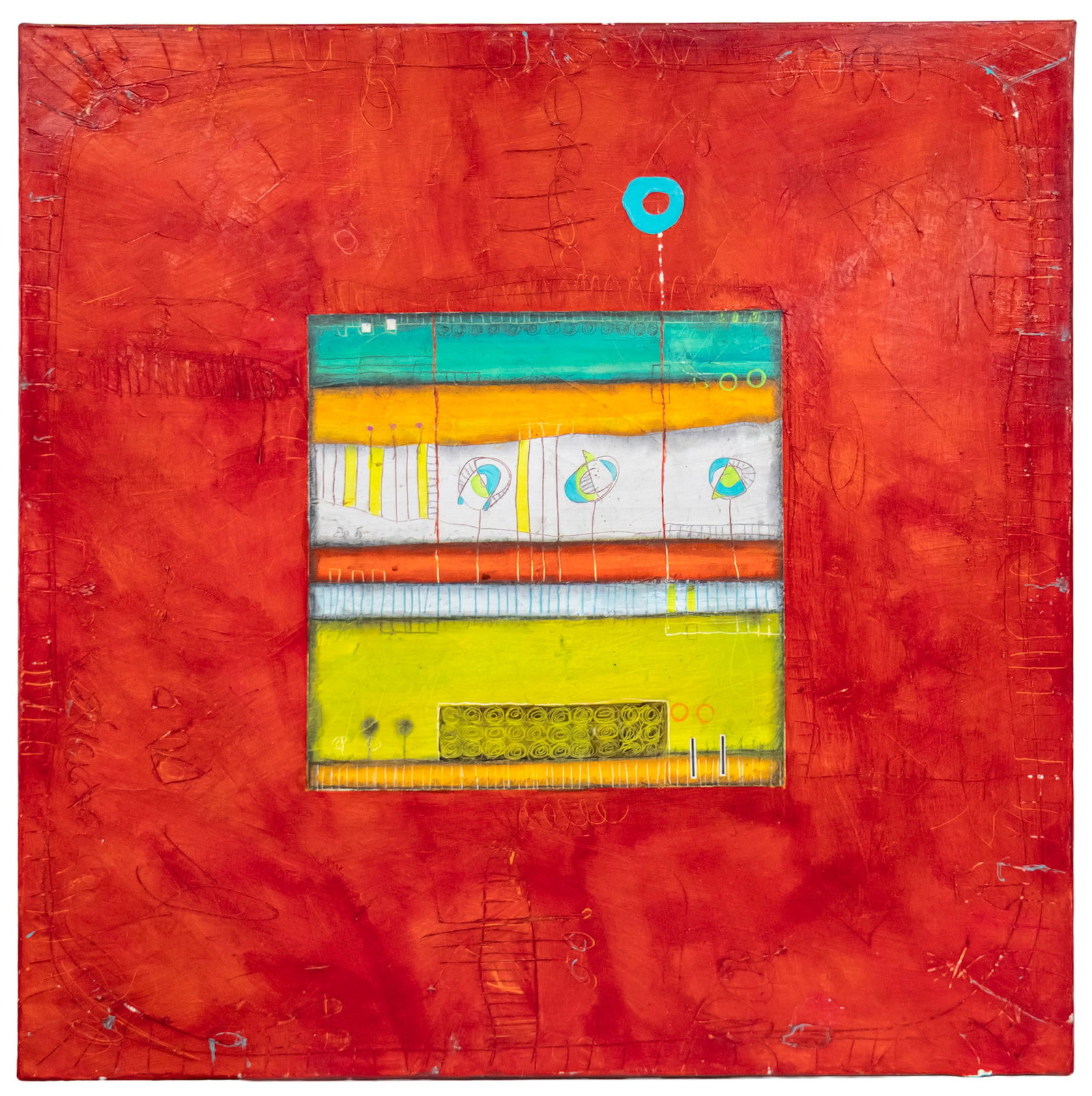 Yael Hoenig (b.1975) - Acrylic on Canvas, 2007. (1 of 3)