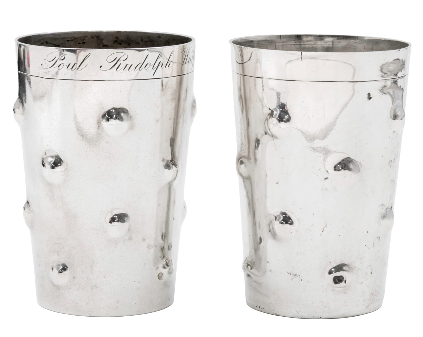 Two Silver Cups, Peter Hertz, Copenhagen, Denmark, 1897. (1 of 1)