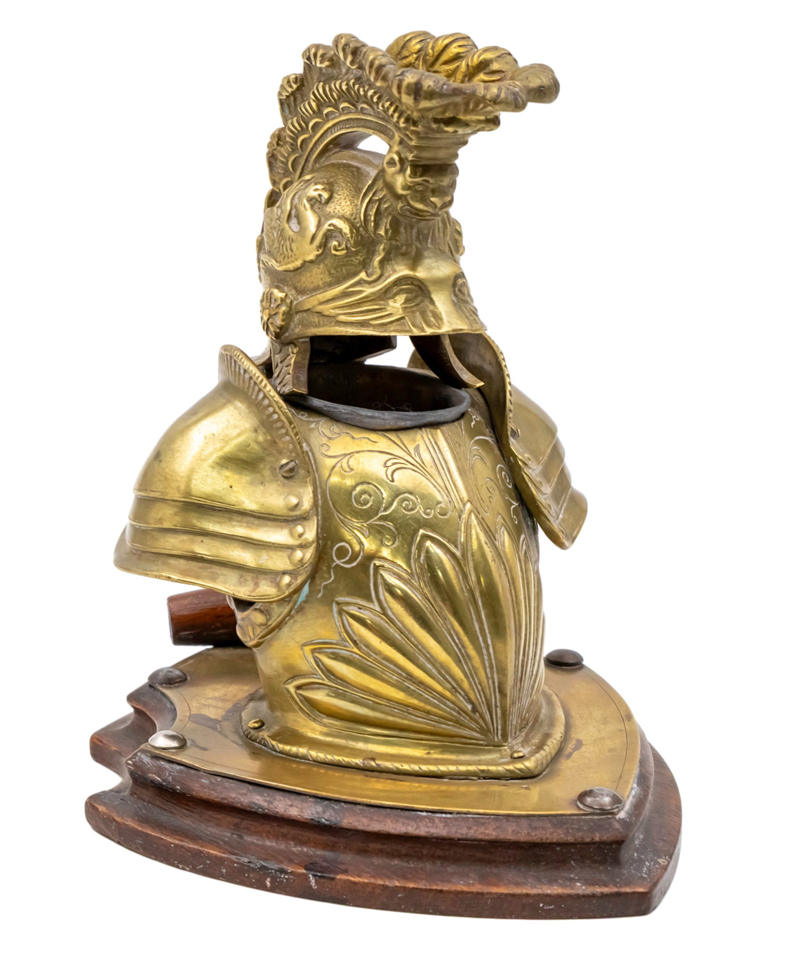 Bronze Inkwell Modeled as a Knight Armor, Late 19th - Early 20th Century. (1 of 1)