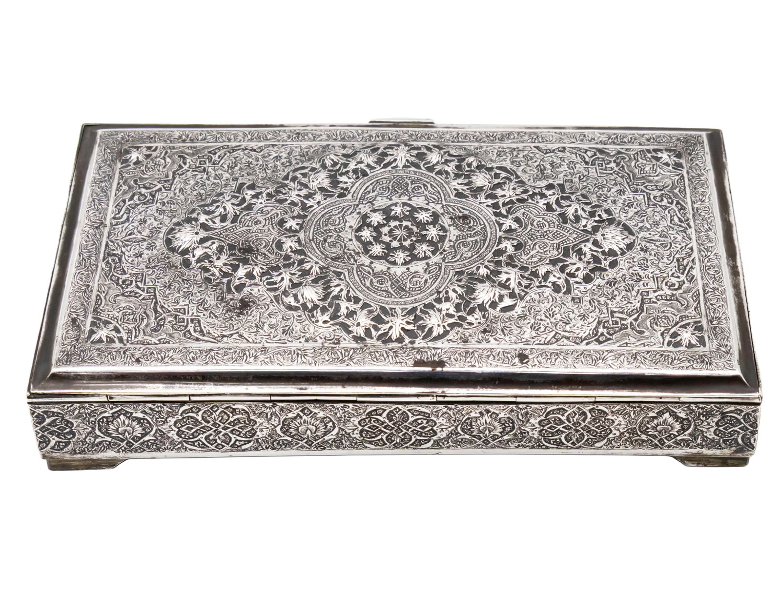 Persian Silver Box. - 4