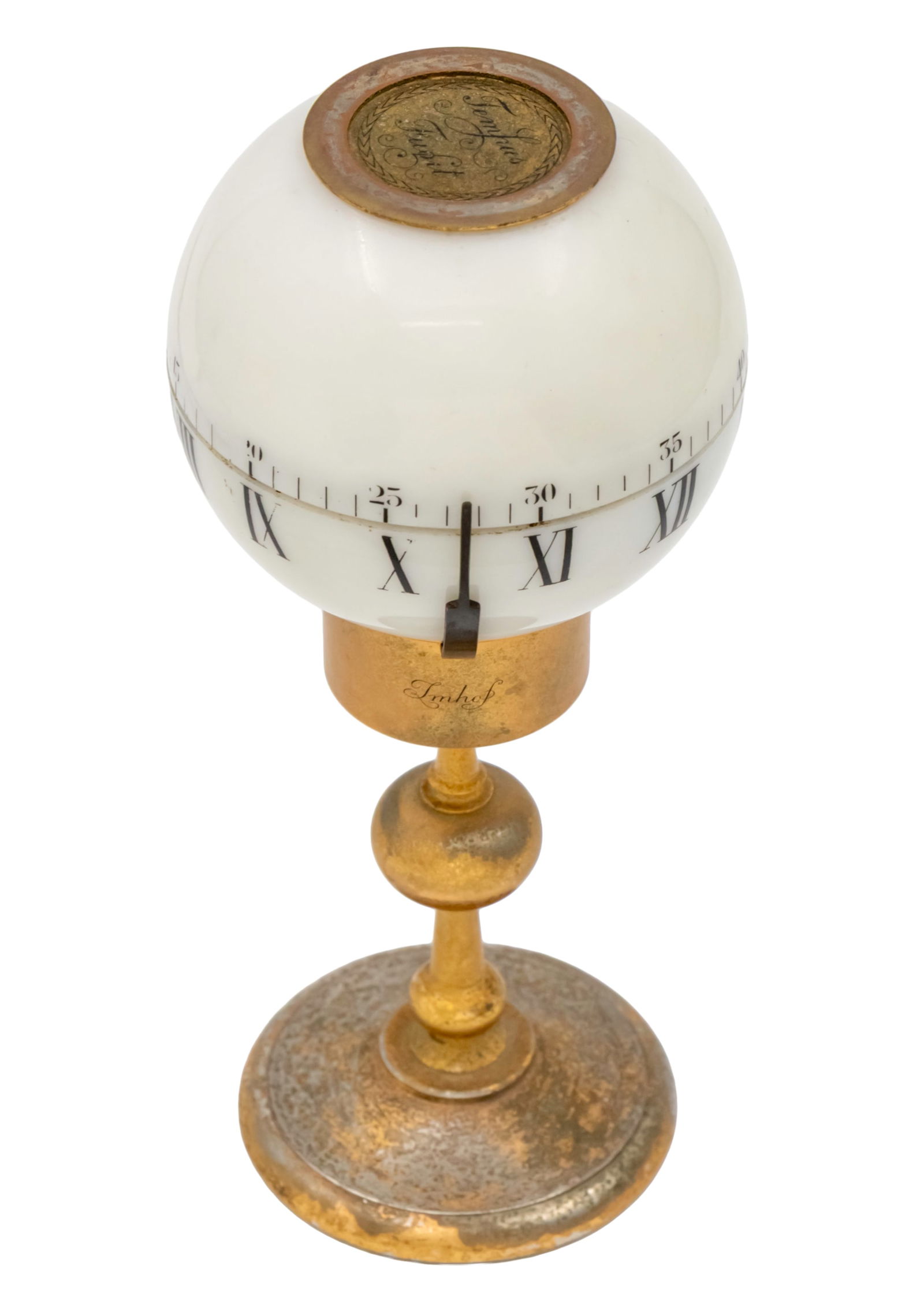 Imhof annular Table Clock. - 2
