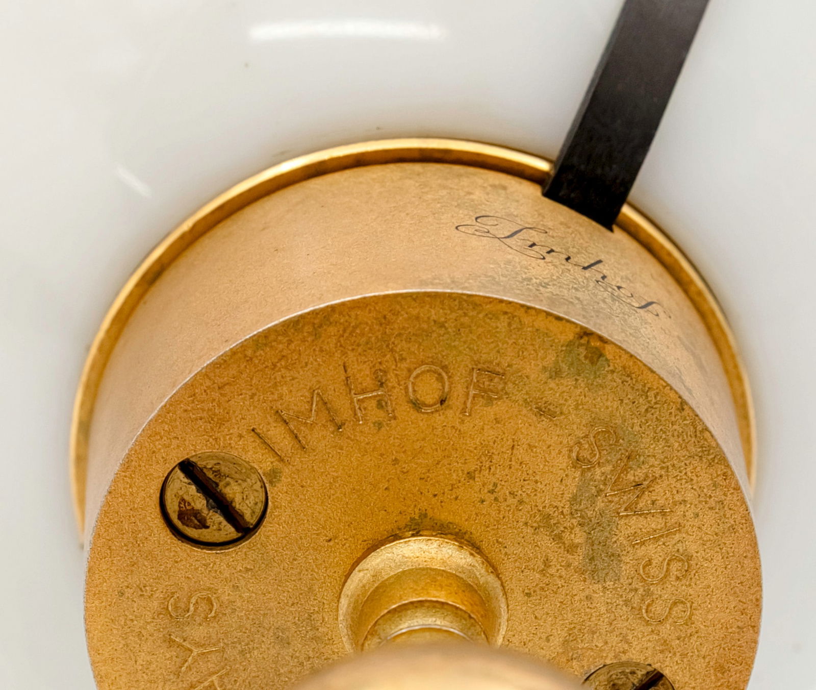 Imhof annular Table Clock. - 6