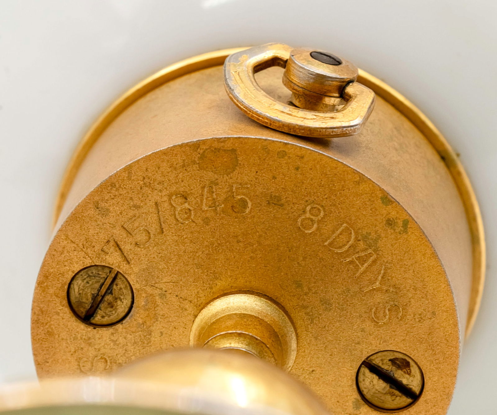 Imhof annular Table Clock. - 7