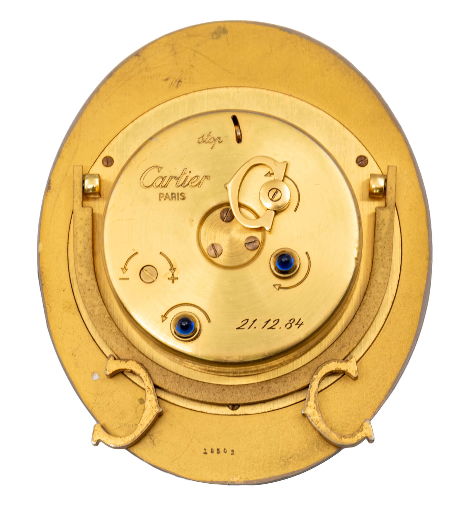 Cartier Table Alarm Clock. - 4