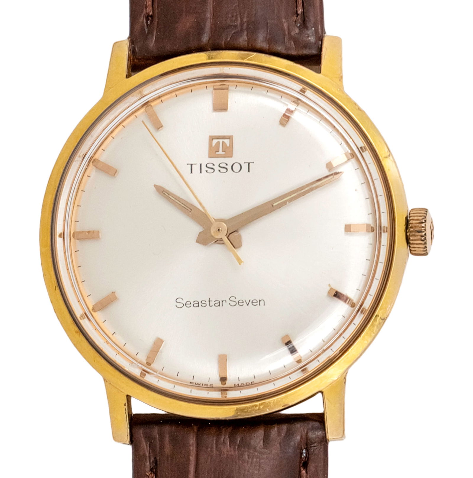 Tissot Seastar Seven 14k Gold Wristwatch. (1 of 1)