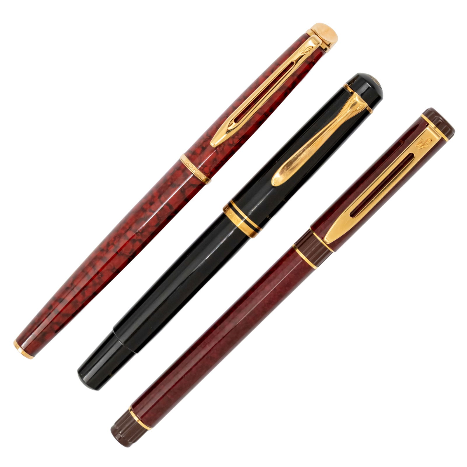 Three Fountain Pens - Pelikan and Waterman. (1 of 3)