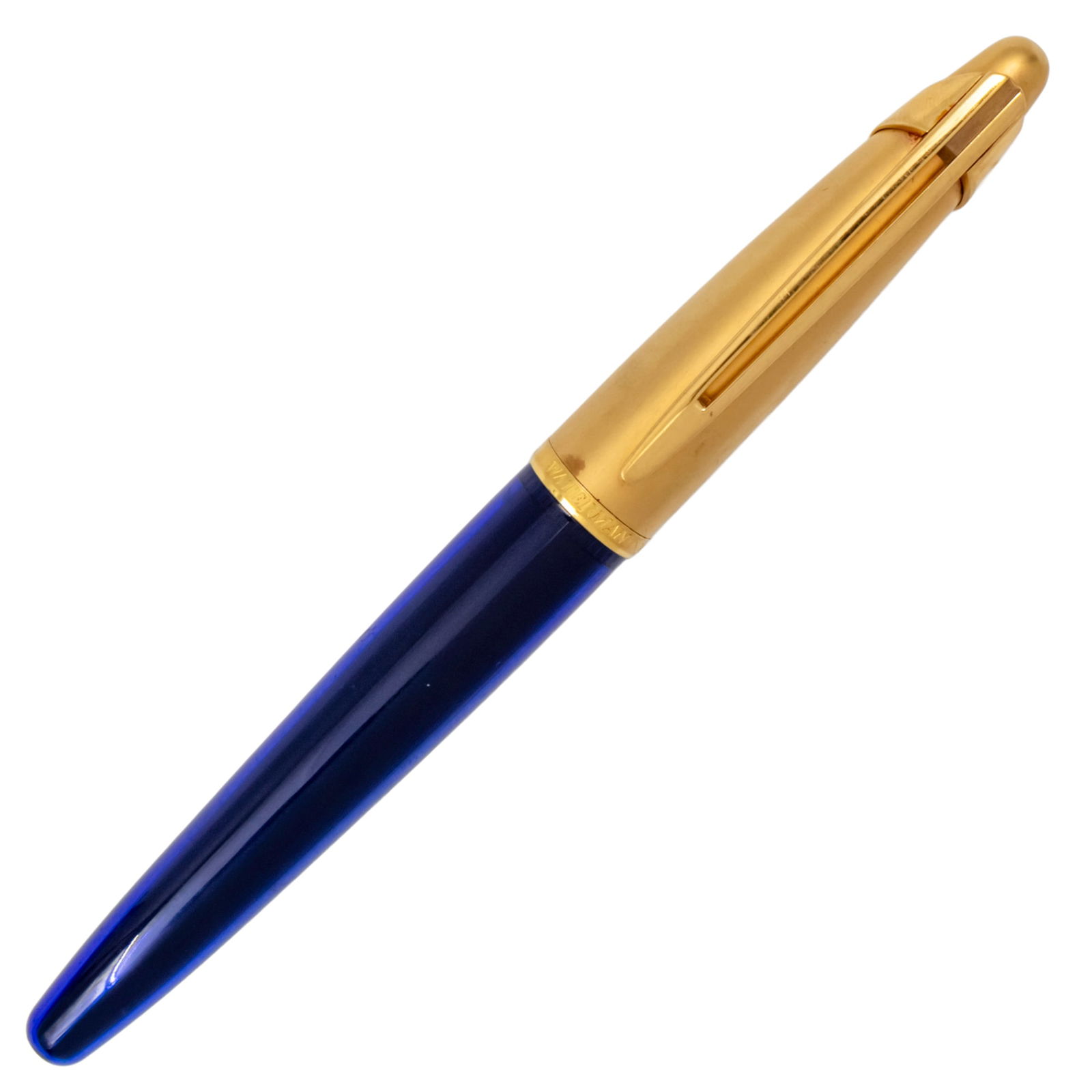 Waterman Edson Fountain Pen.: Waterman Edson Fountain Pen. 18k yellow gold nib, size: M