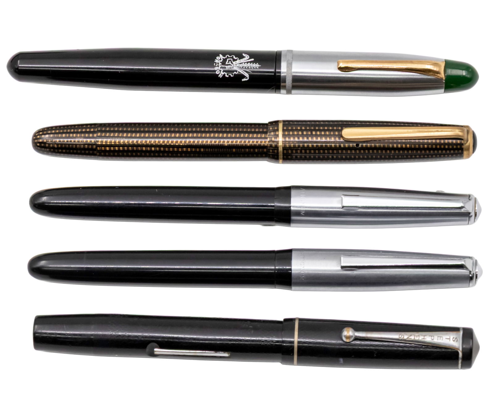 Lot of Five Fountain Pens. (1 of 8)