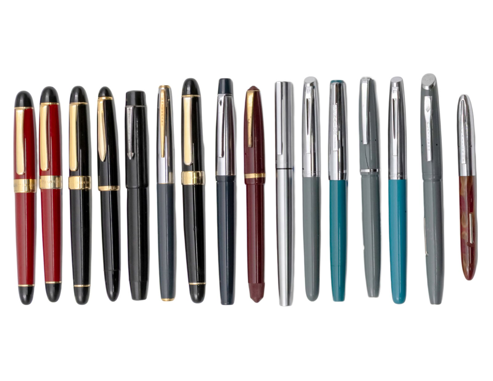 Lot of 15 Fountain Pens. (1 of 2)