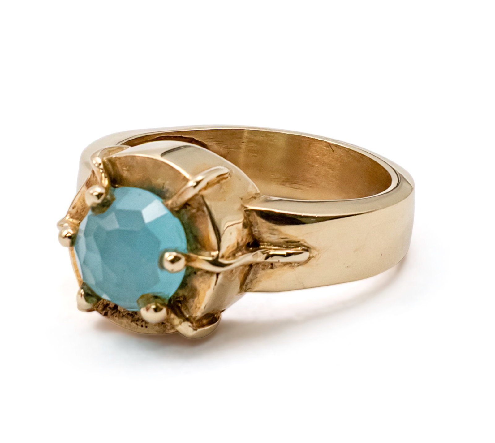14k Yellow Gold Ring. - 2