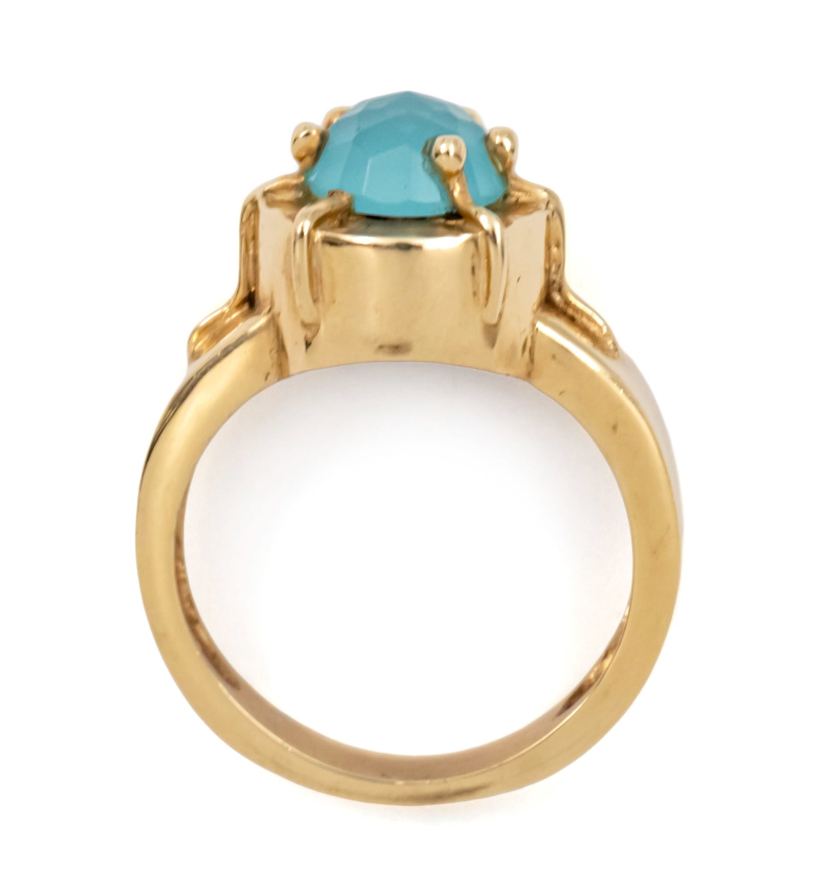 14k Yellow Gold Ring. - 3