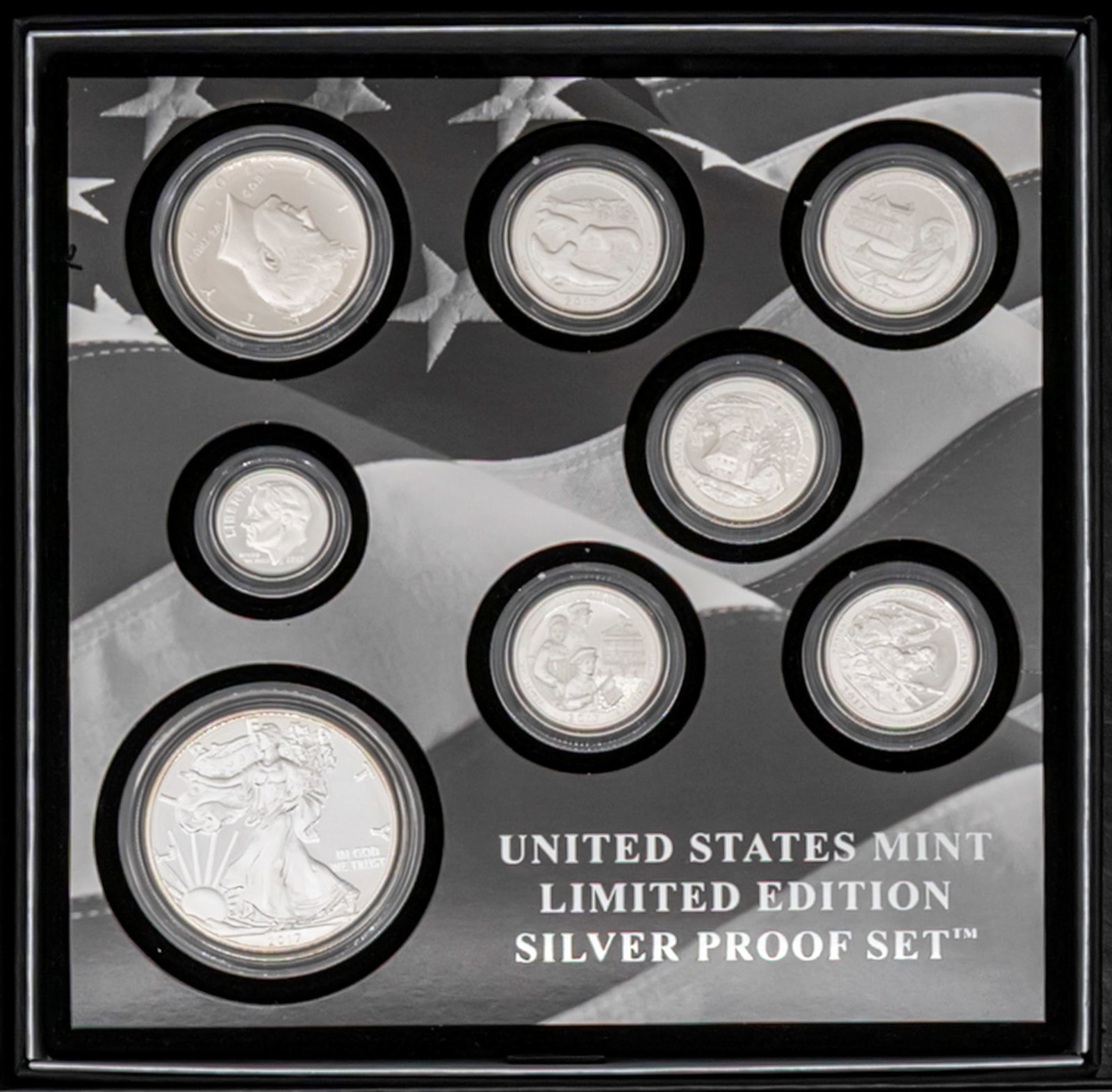 United States Mint Limited Edition Silver Proof Set, 2017. (1 of 2)