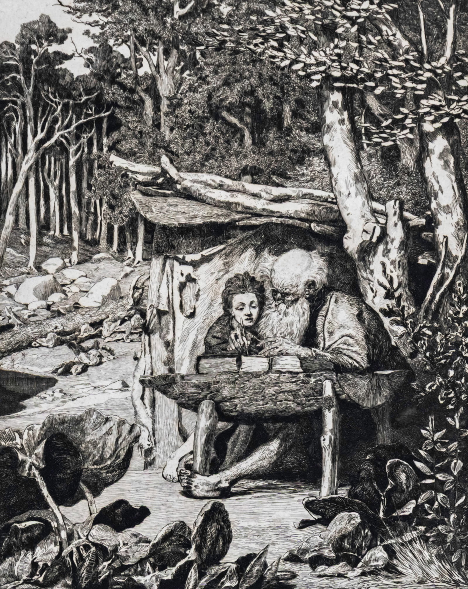 Max Klinger (German, 1857-1920) - Intermezzi, Opus IV, Portfolio of 8 Etchings, 1881. (1 of 2)