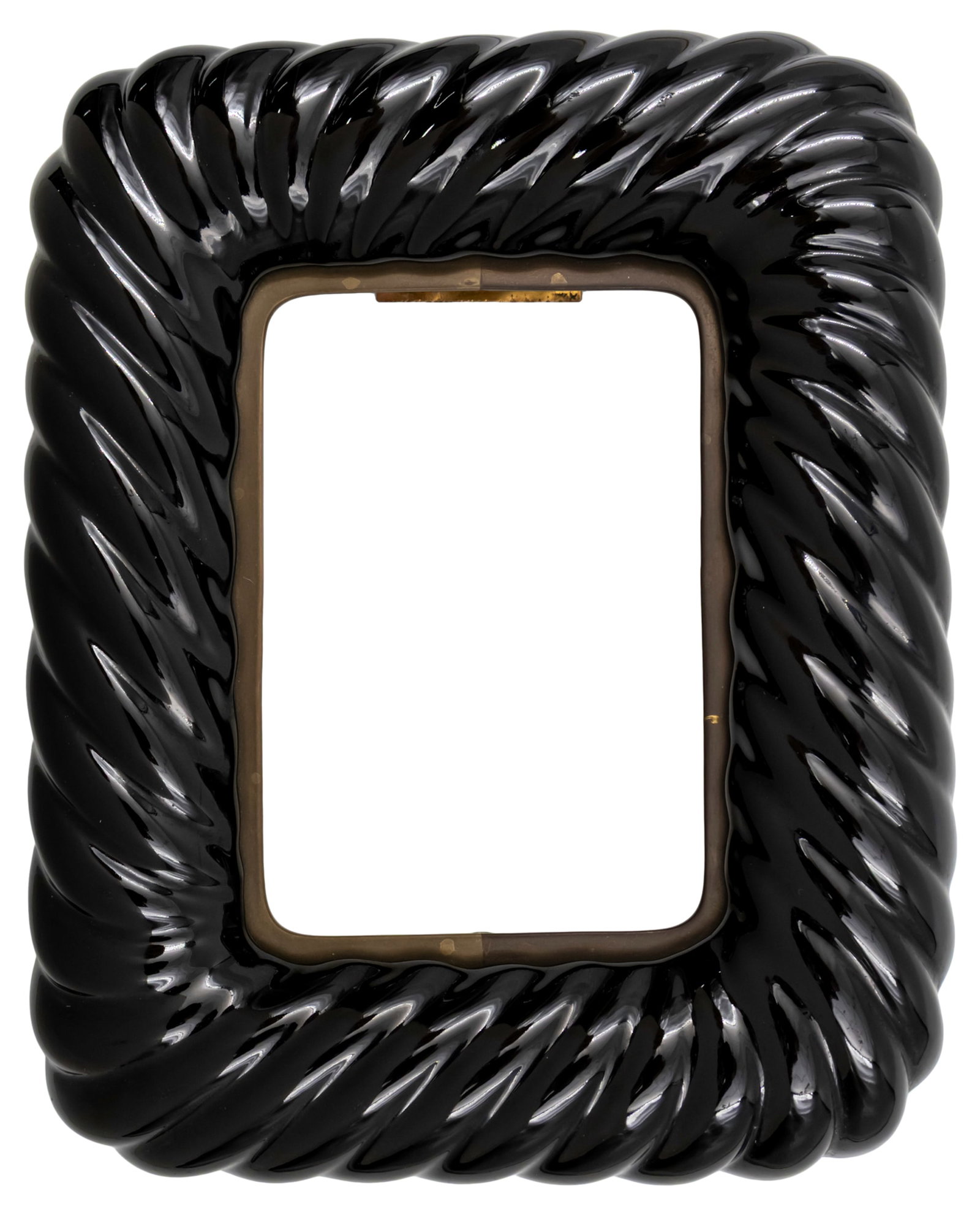 Tommaso Barbi (Italian, b.1944) - Photo or Mirror Frame, Ceramic.: Tommaso Barbi (Italian, b.1944) - Photo or Mirror Frame, Ceramic. Marked. 27x22cm. No easel.
