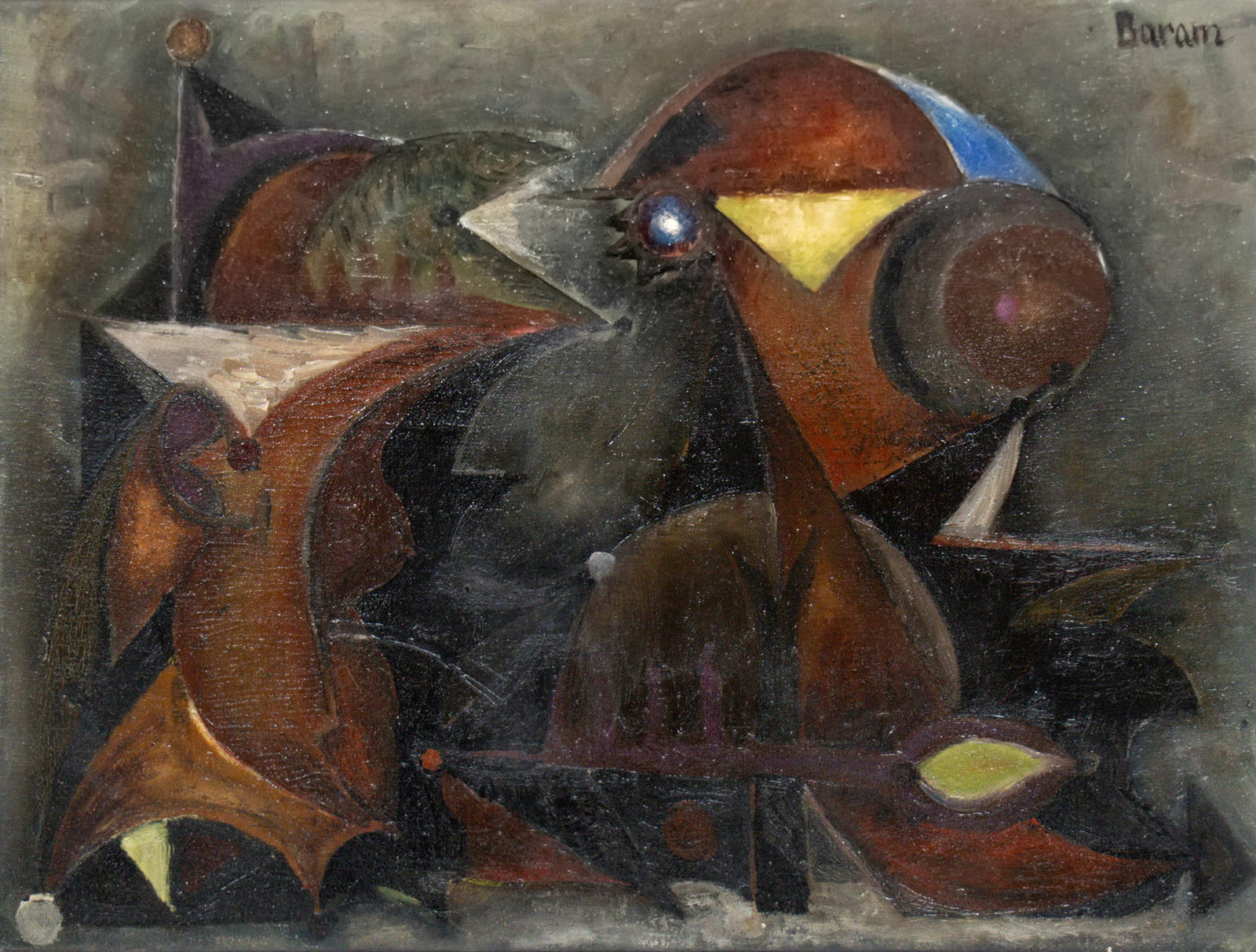 Sioma Bram (1919-1980) - Oil on Canvas. (1 of 3)