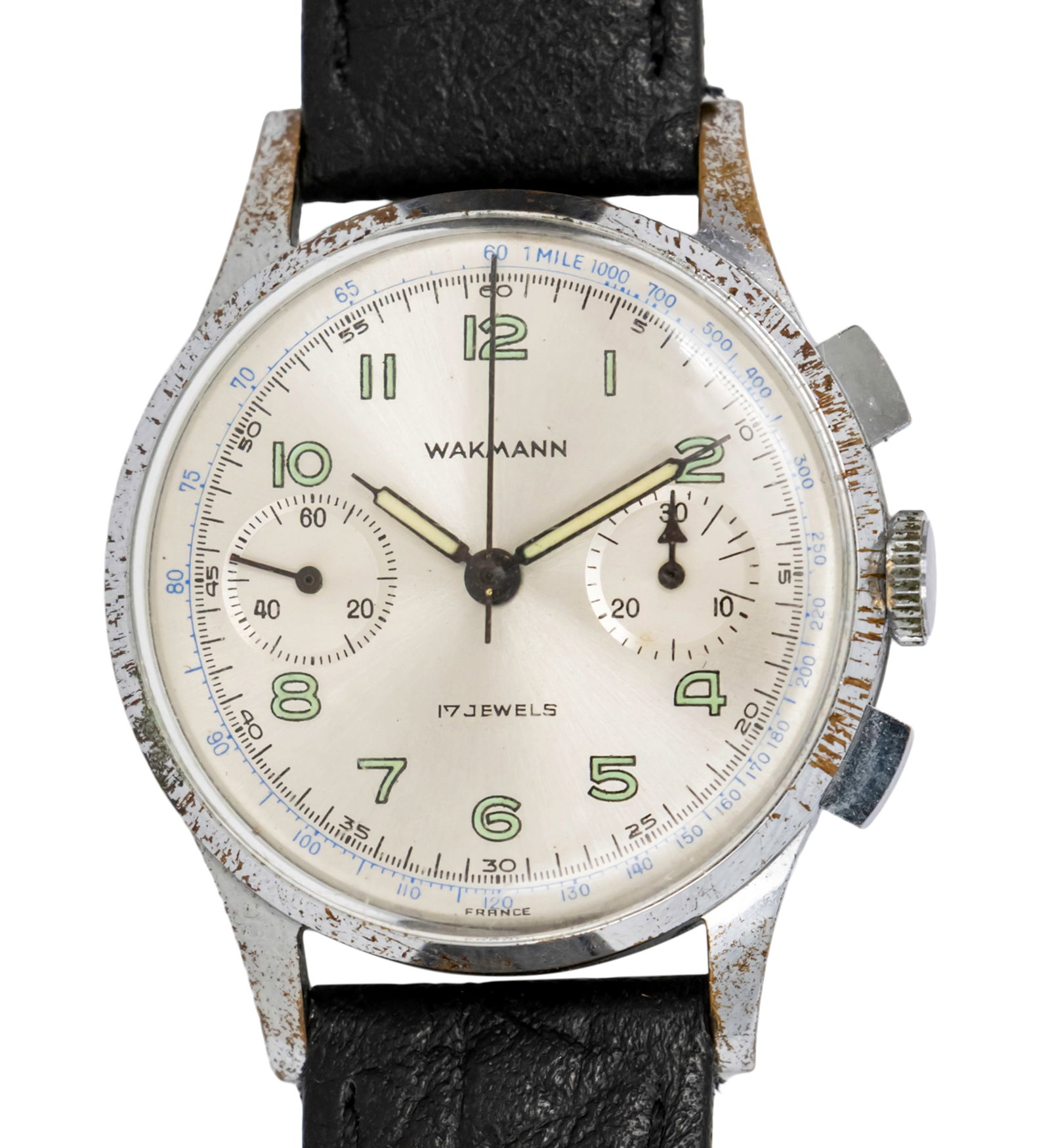 Wakmann Chronograph Wrist Watch. (1 of 1)